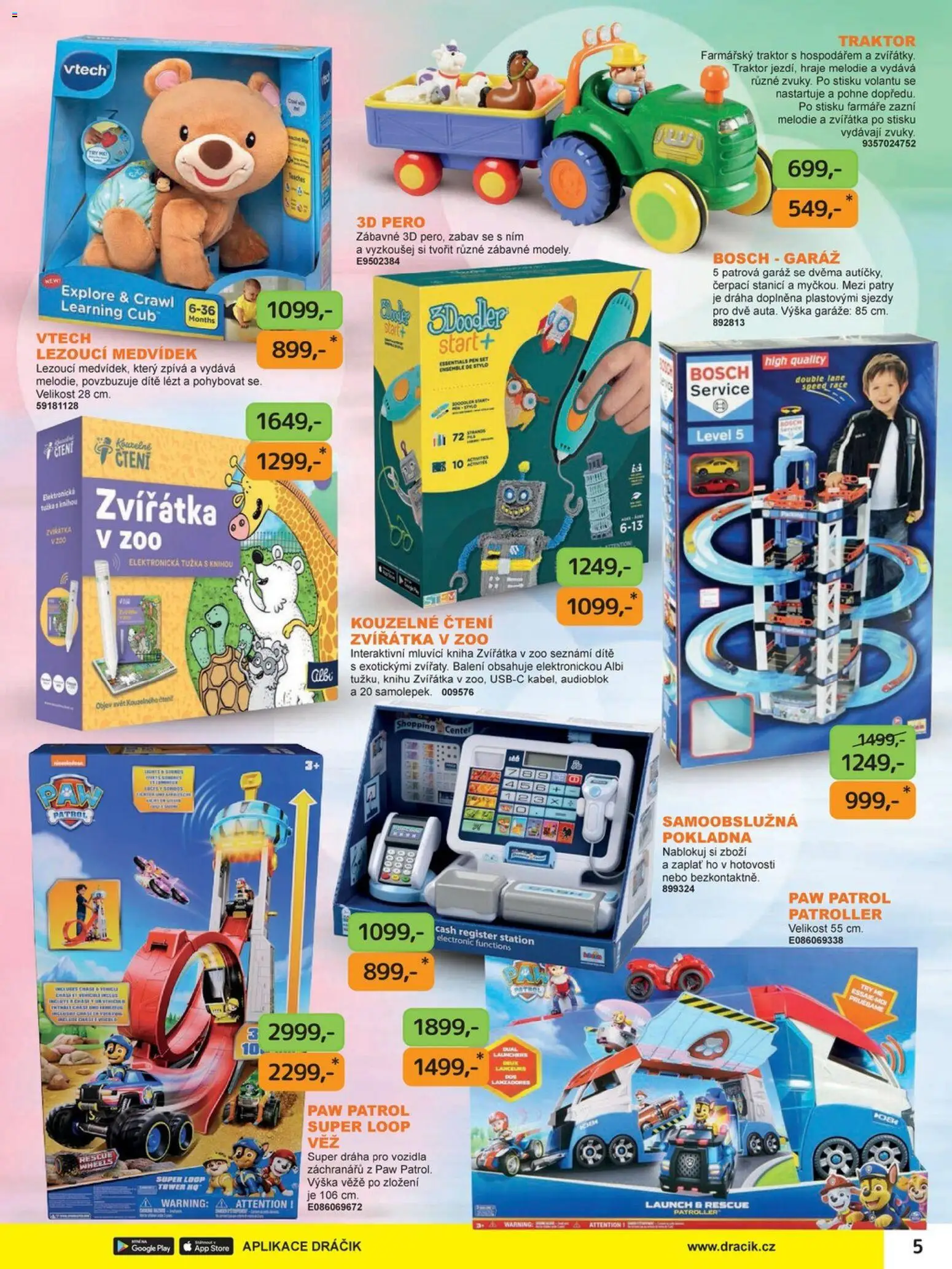 Dráčik leták od 03.10.2025 | Strana: 5 | Produkty: Kniha, Pero, Pokladna, Tužka