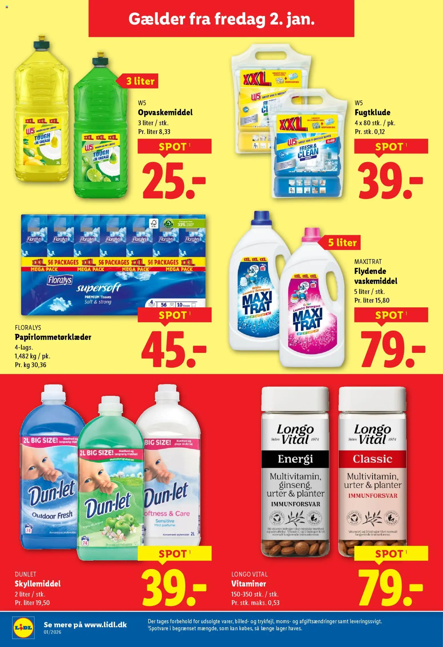 Lidl tilbudsavis – gyldig fra 02.01.2026 | Side: 15 | Produkter: Parfume, Skyllemiddel, Opvaskemiddel, Søm