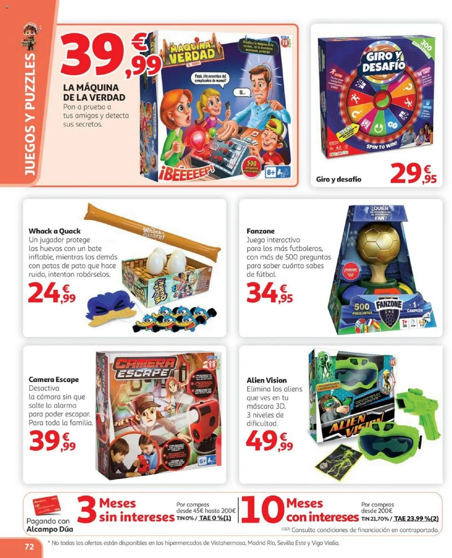 Alcampo - Juguetes HG Cat │ válido desde el 03.11.2025 | Página: 72 | Productos: Máscara, Huevos, Jugador, Cámara