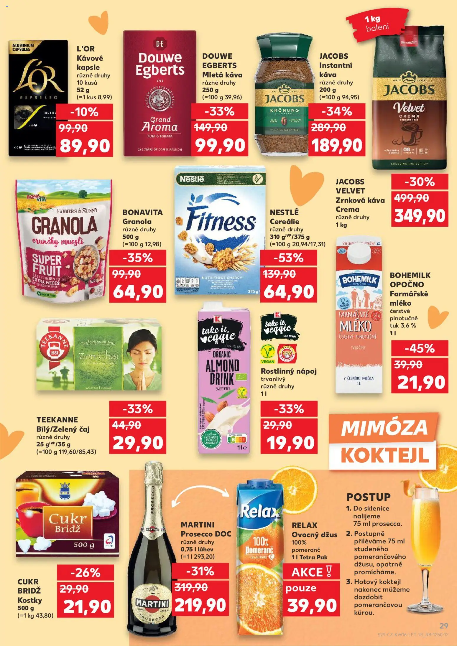 Kaufland leták - Plzeň Bory od 15.04.2026 | Strana: 29 | Produkty: Vegan, Martini, Kapsle, Velvet