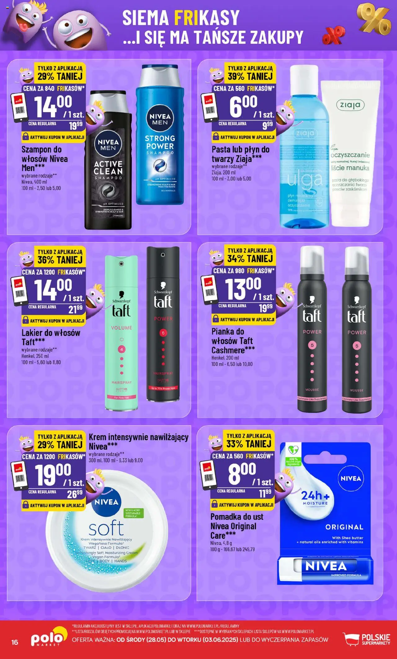 POLOmarket Gazetka - Frikasowe hity od 28.05.2025 | Strona: 16 | Produkty: Pomadka, Lakier do włosów, Krem, Pomadka do ust