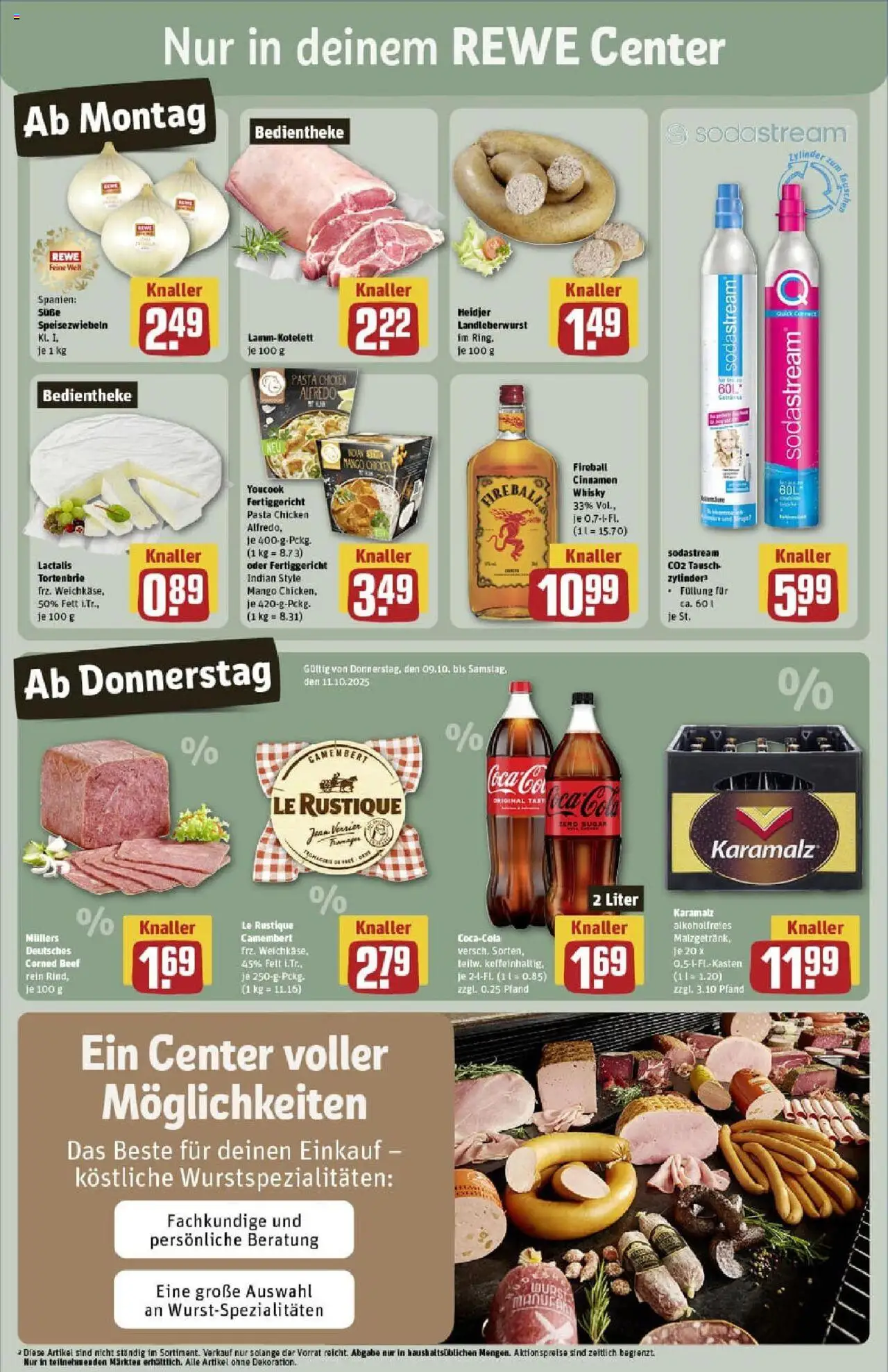 Rewe prospekt Zell Unter Aichelberg	 – gültig ab 06.10.2025 | Seite: 3 | Produkte: Whisky, Youcook, Cola, Mango