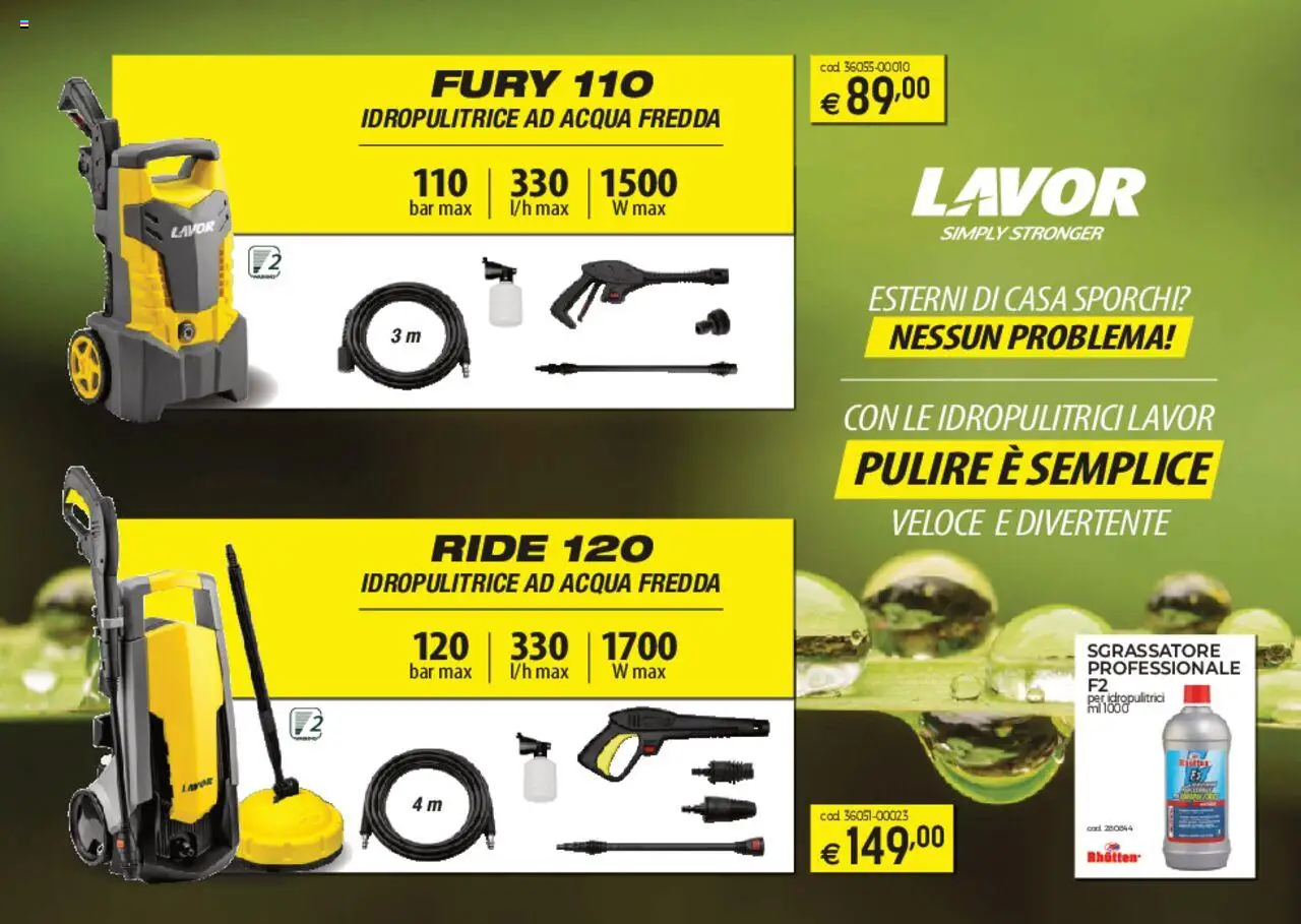 Volantino Brico OK del 03.03.2025 | Pagina: 2 | Prodotti: Sgrassatore, Acqua, Idropulitrice