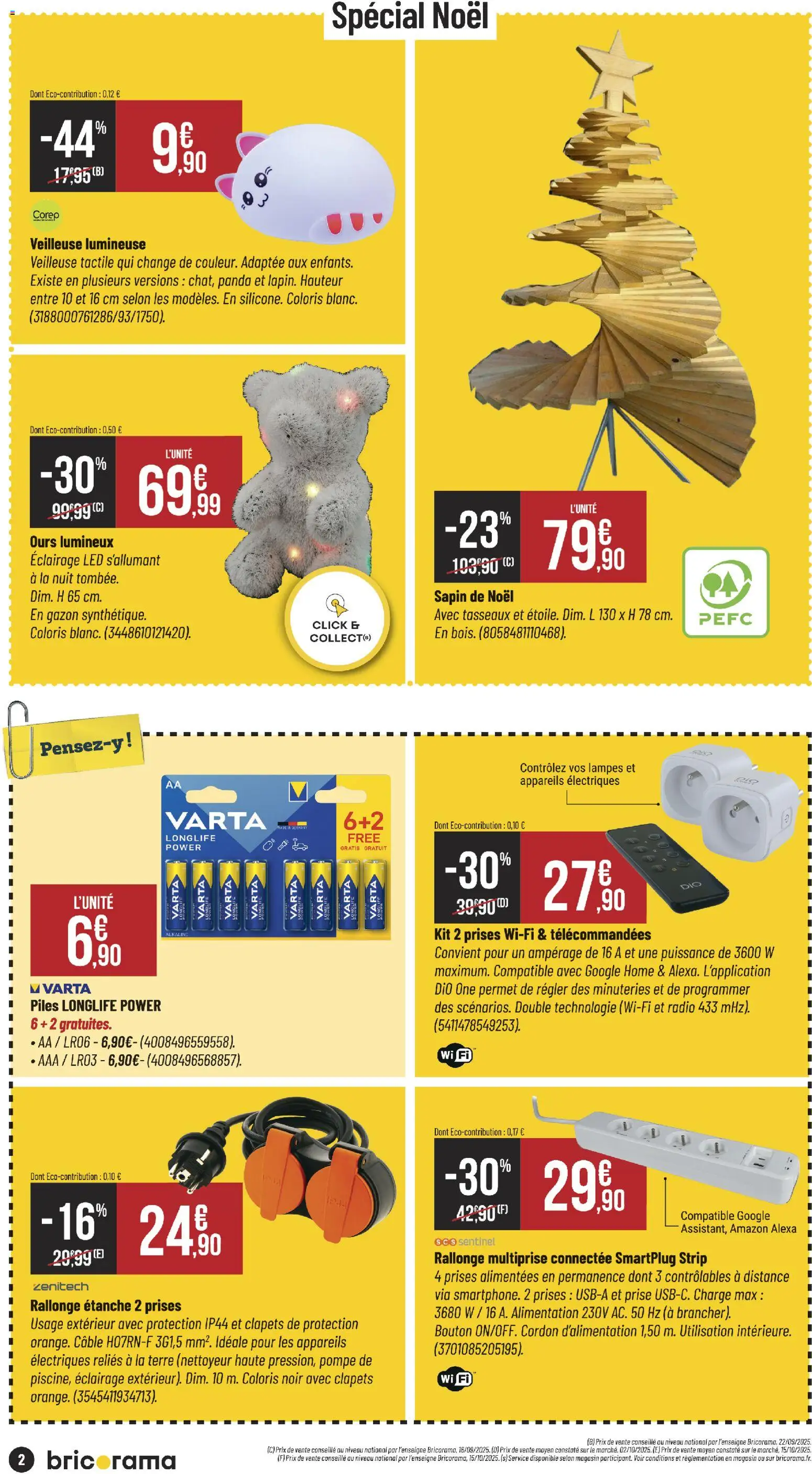 {H1} | Page: 2 | Produits: Radio, Gazon, Prise, Piles