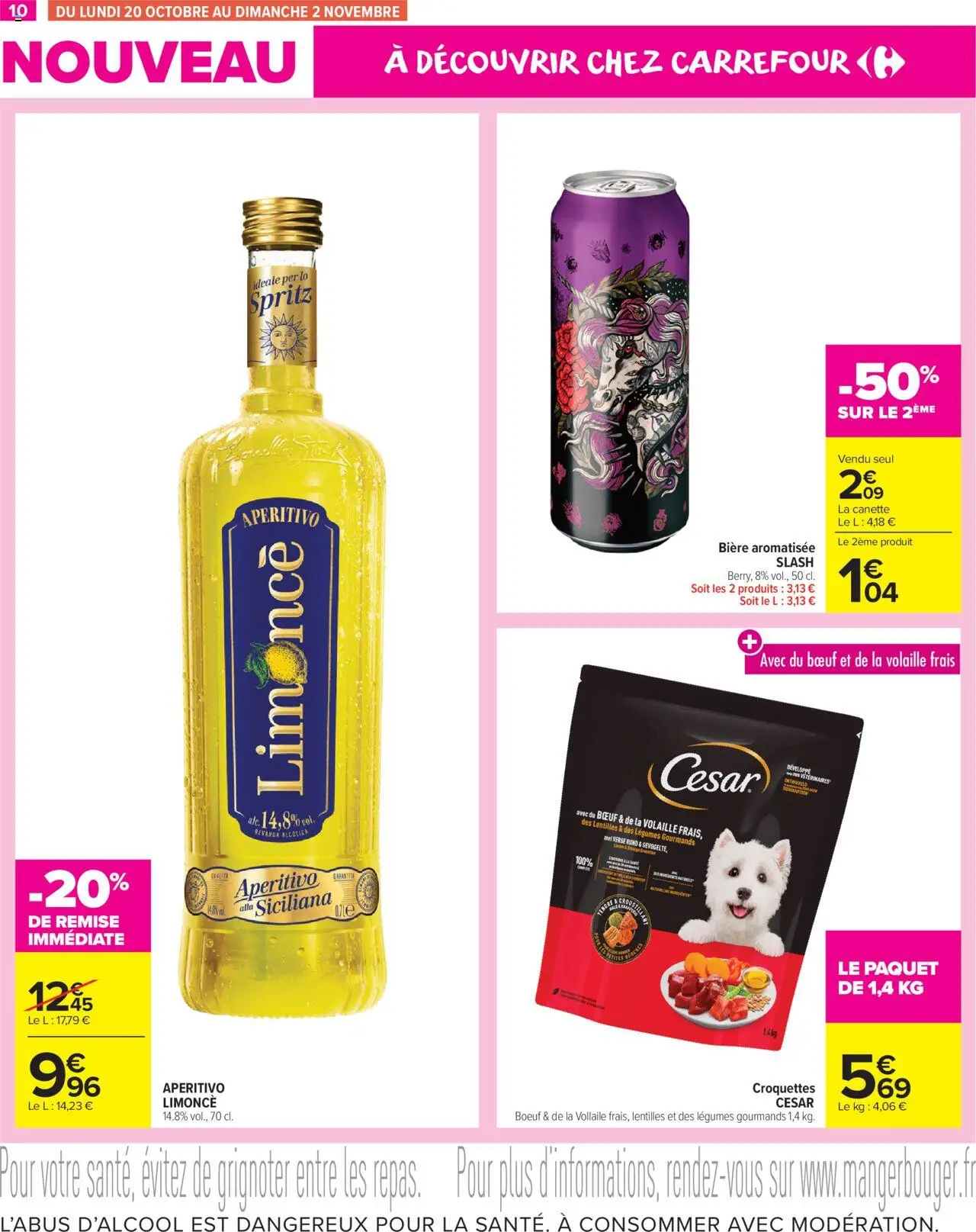 {H1} | Page: 10 | Produits: Volaille, Bière