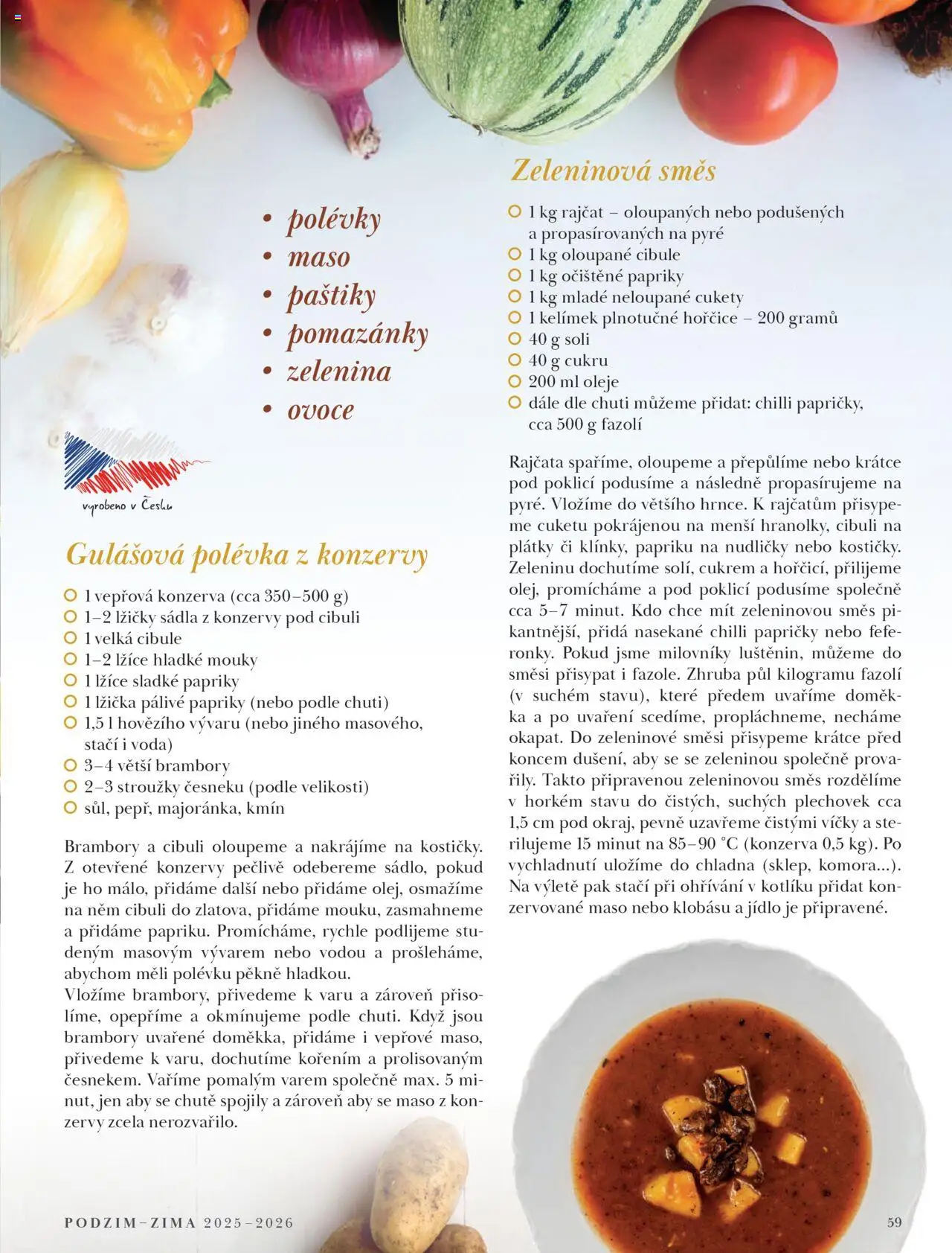 Orion katalog - Podzim/zima od 23.09.2025 | Strana: 59 | Produkty: Ovoce, Zelenina, Lžička, Maso