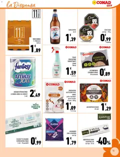 Anteprima del volantino CROCCANTINI GATTO CON PESCE CONAD, pollo e tacchino/ pesce nordico e tonno - 400 g valido a partire dal 14.01.2026 | Pagina: 15 | Prodotti: Dentifricio, Fazzoletti, Sgrassatore, Tacchino