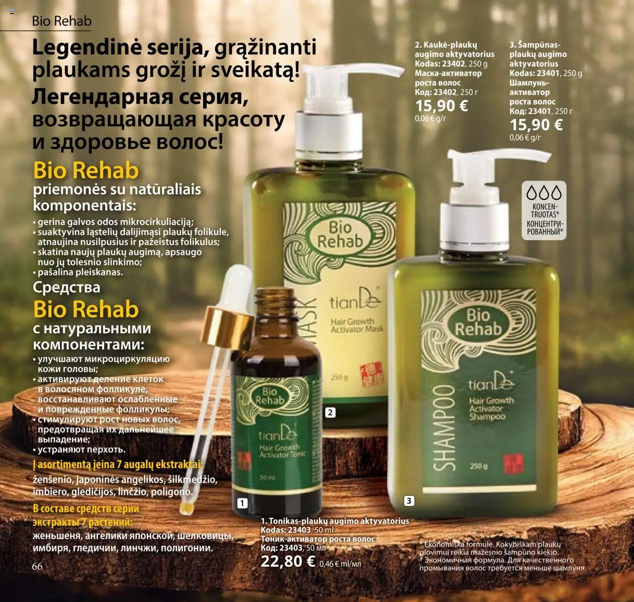 TianDe akcijos nuo 08.07.2025 | Puslapis: 66 | Prekių: Šampūnas