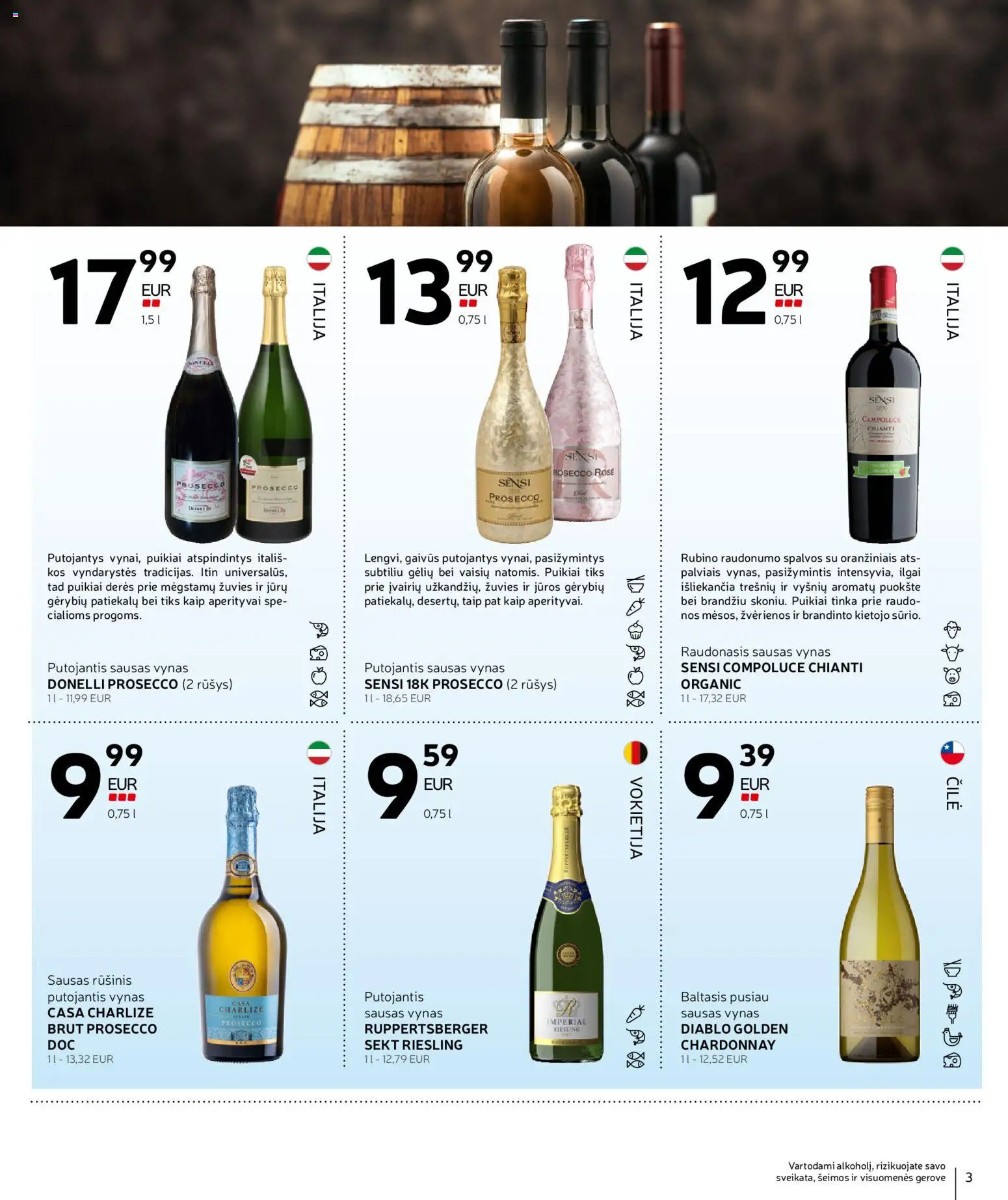 Rimi akcijos nuo 18.11.2025 | Puslapis: 3 | Prekių: Vynas