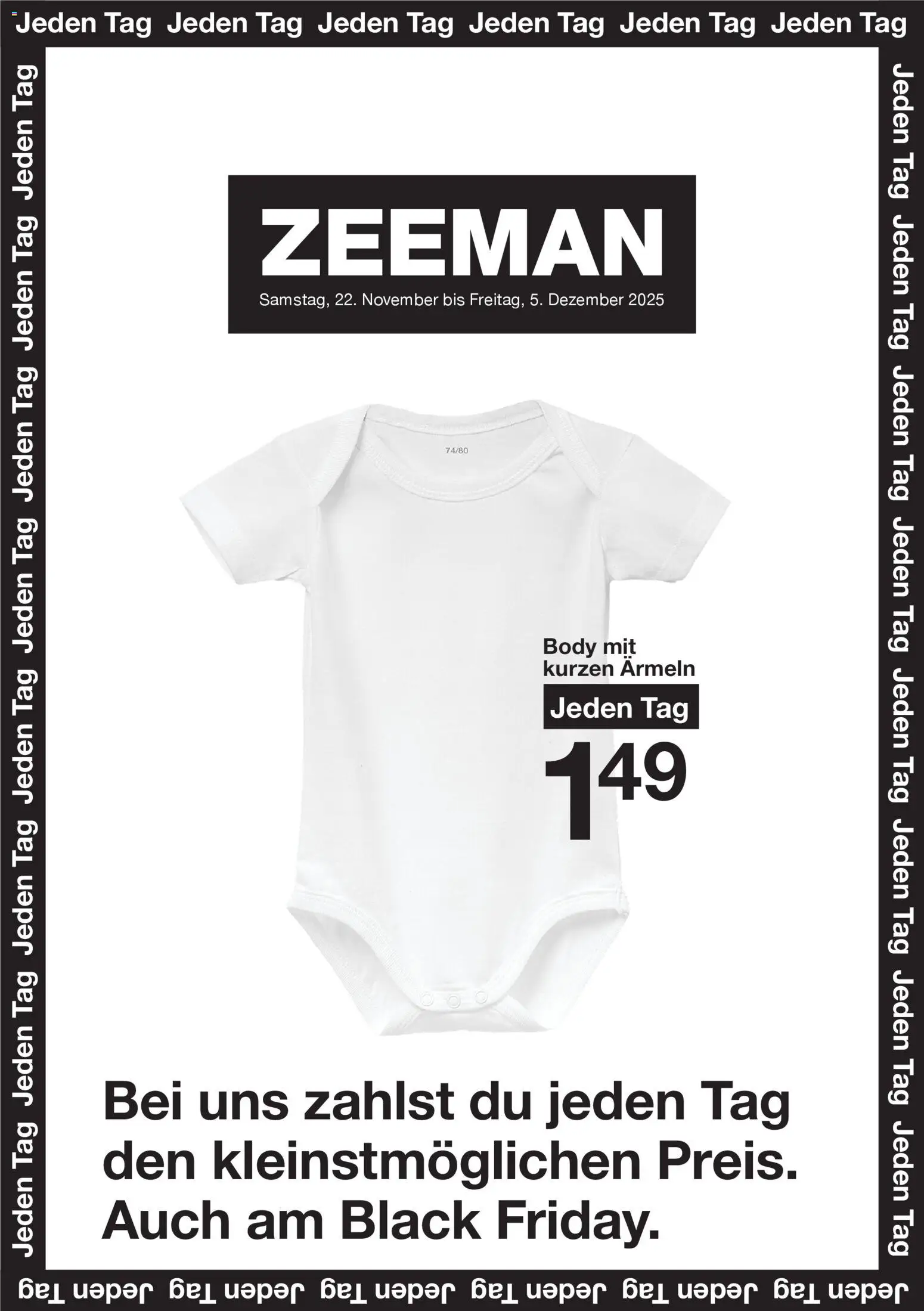Zeeman - Black Friday – gültig ab 22.11.2025 | Seite: 1