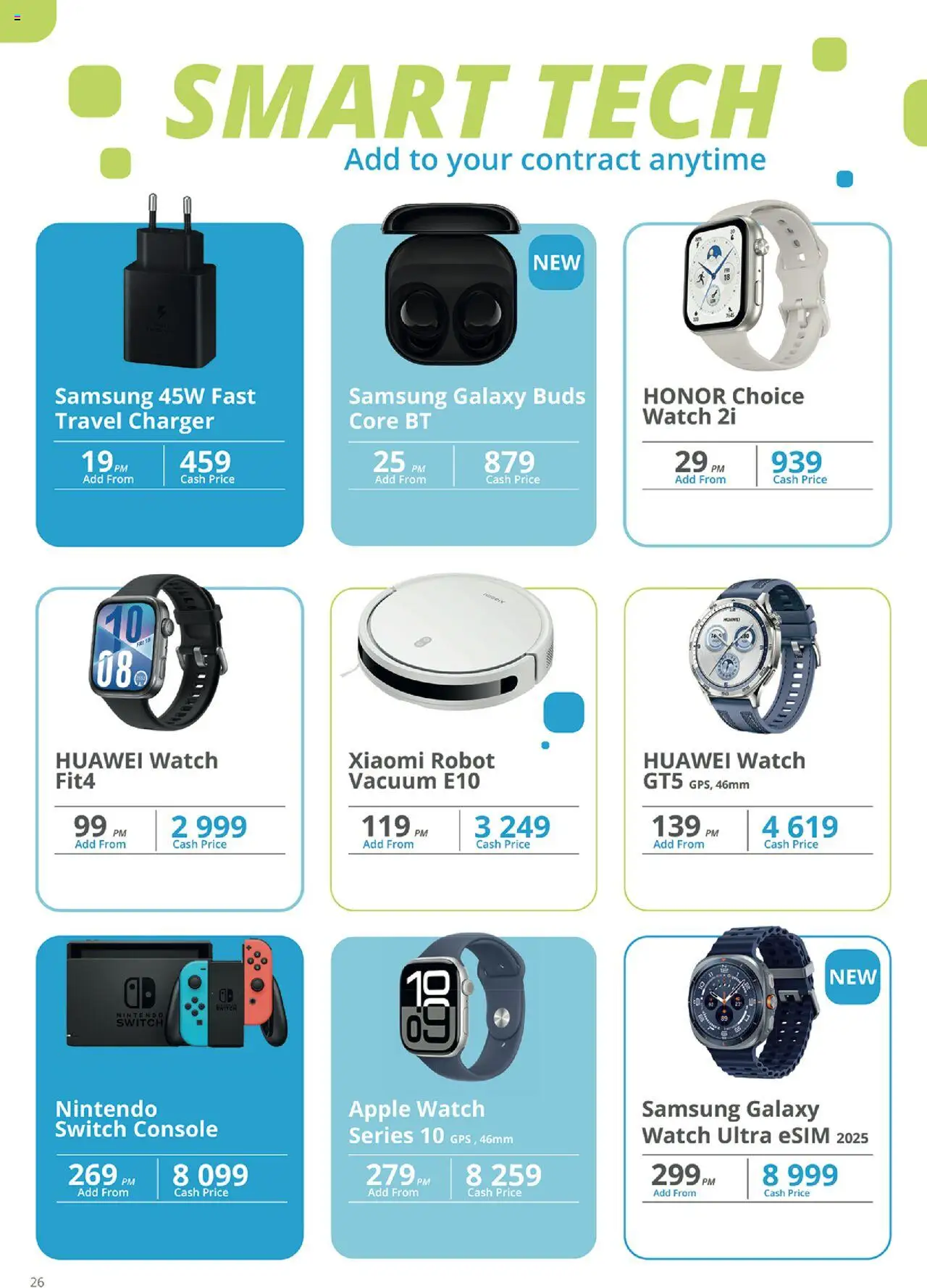 Cellucity Specials │ valid from 08.08.2025 | Page: 27 | Products: Watch, Charger, Switch