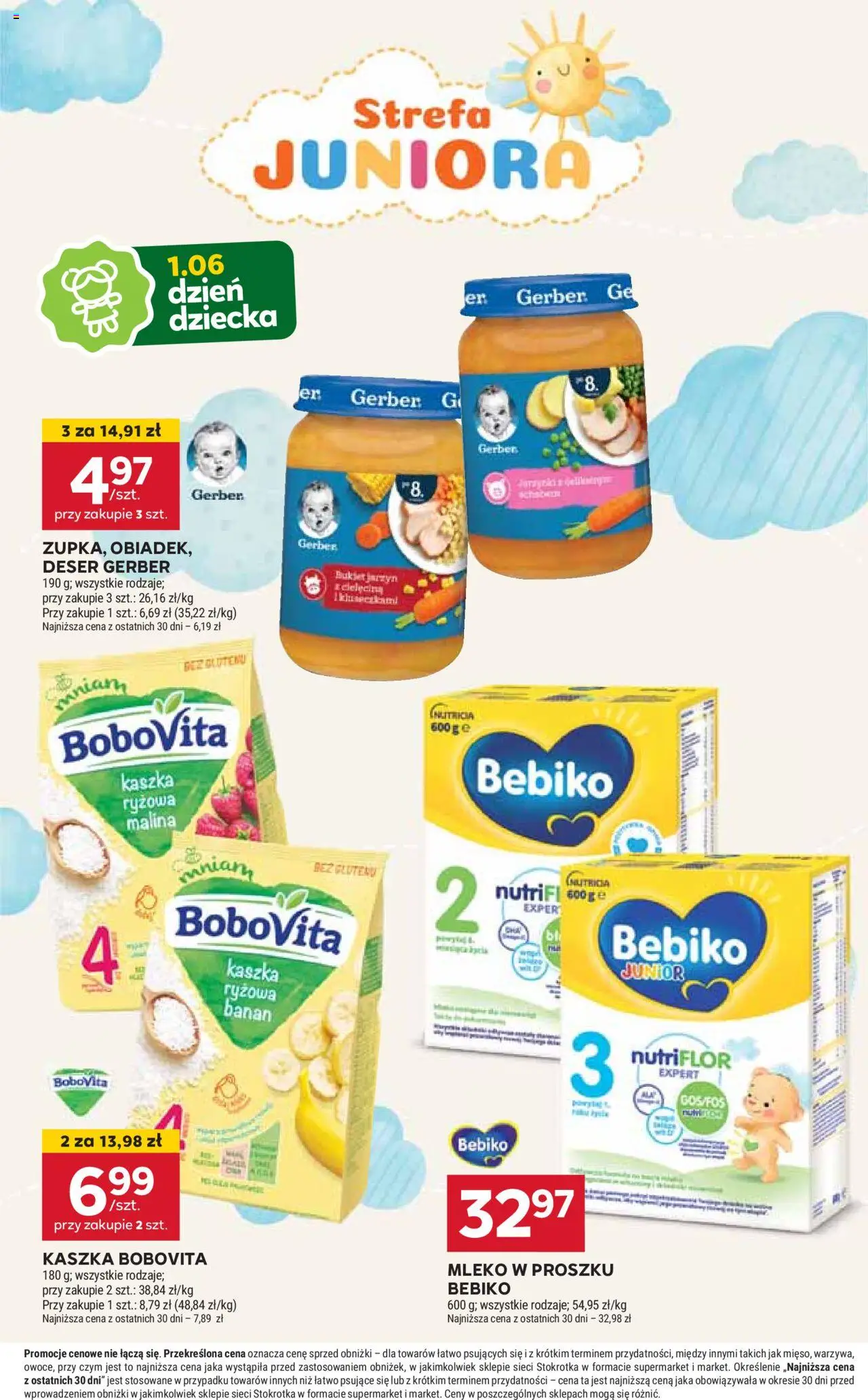 Stokrotka Gazetka od 29.05.2025 | Strona: 46 | Produkty: Malina, Mleko w proszku, Mleko, Banan