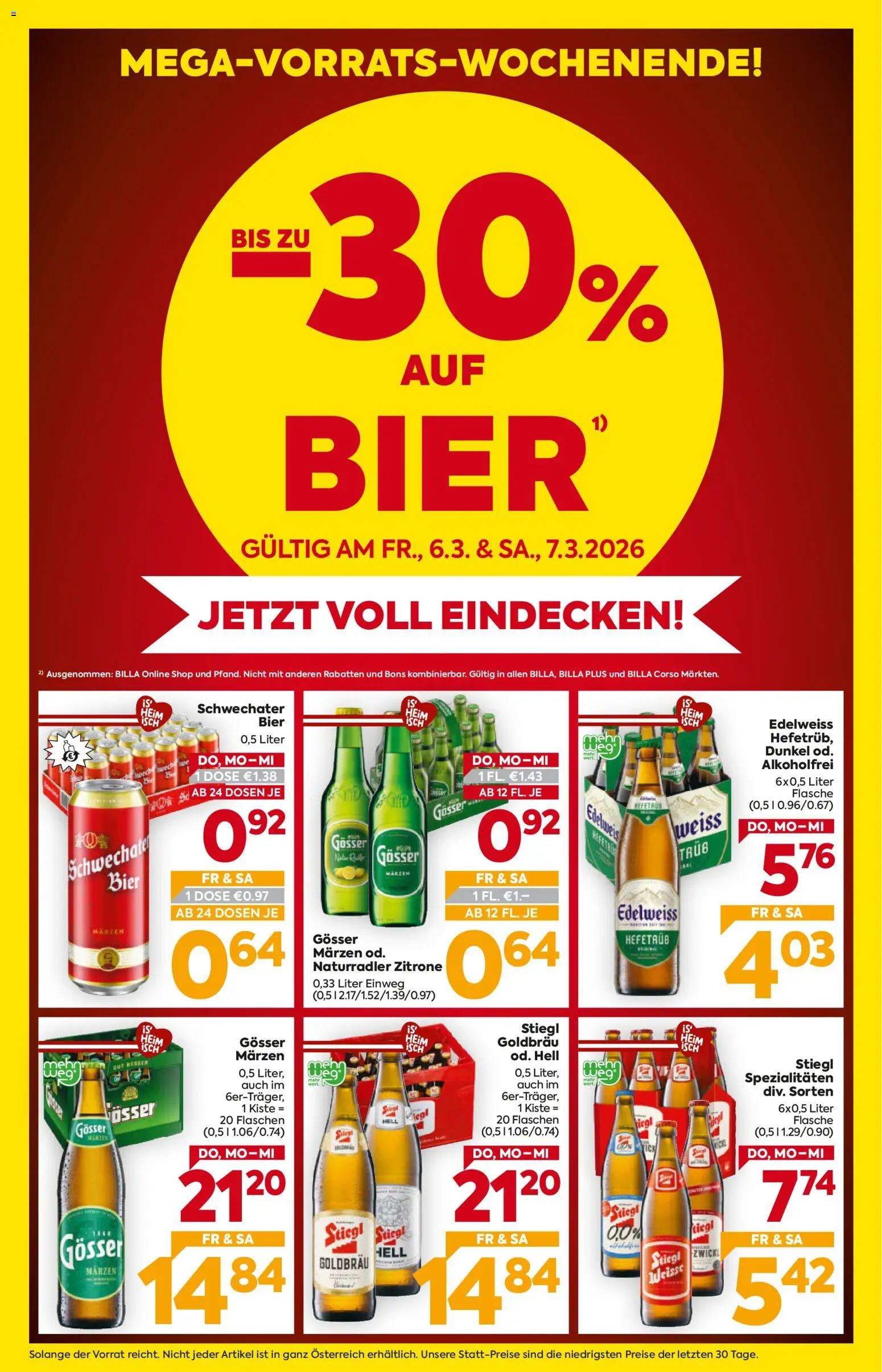 Billa Flugblatt - Tirol gültig ab 05.03.2026 | Seite: 2 | Produkte: Zitrone, Bier