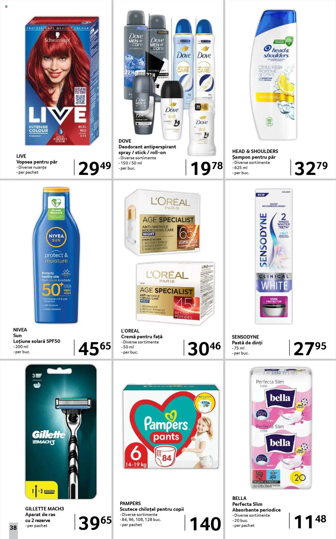 Catalog Selgros - Food – valabil de la 08.08.2025 | Pagină: 38 | Produse: Serum, Cremă, Deodorant, Cremă pentru față