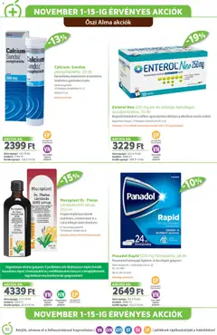 Alma Gyógyszertárak Akciós újság - amely érvényes a következő dátumtól: 01.11.2025 | Oldal: 10 | Termékek: Pezsgőtabletta, Alma