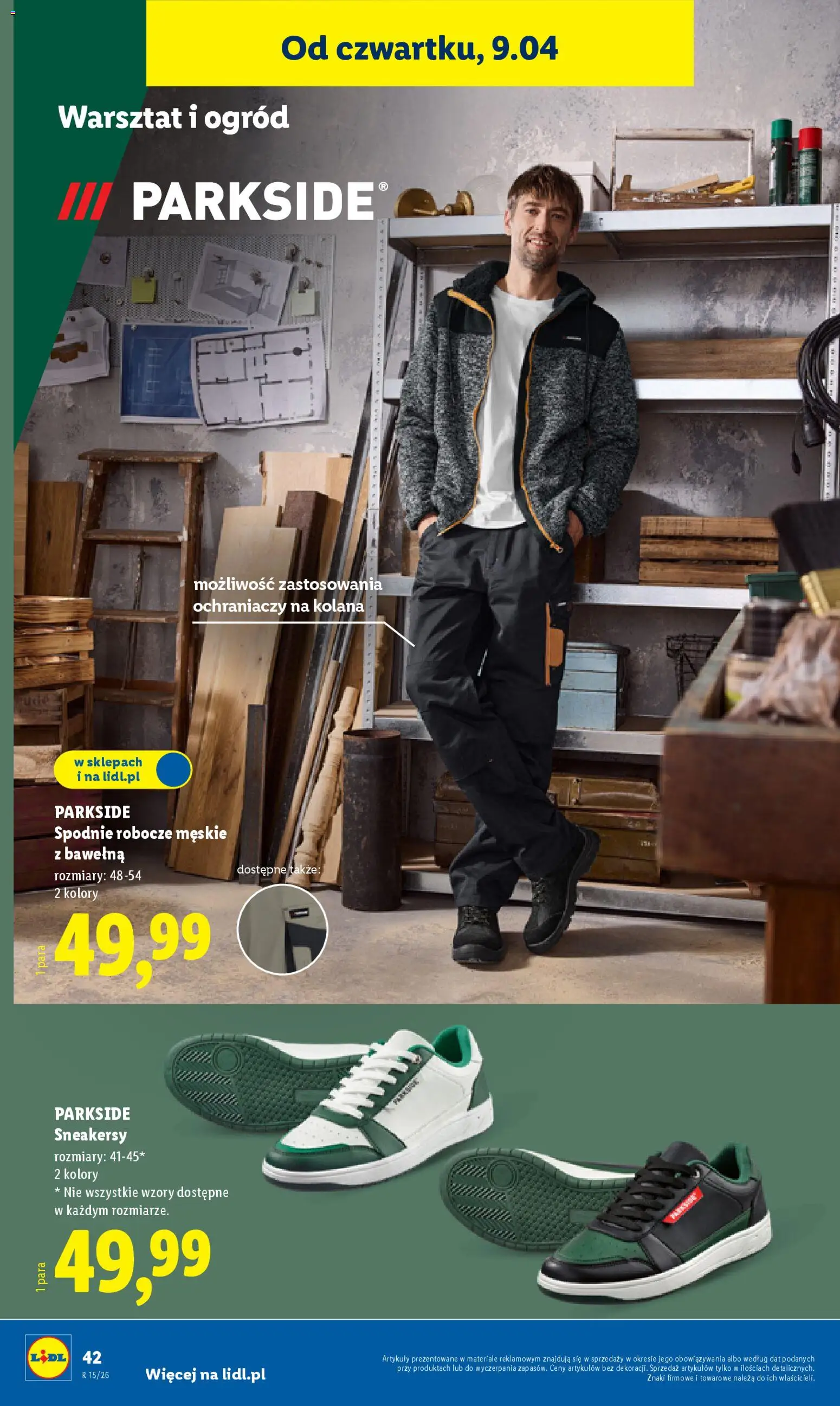 Lidl Polsko katalog od 07.04.2026 | Strana: 50 | Produkty: Parkside