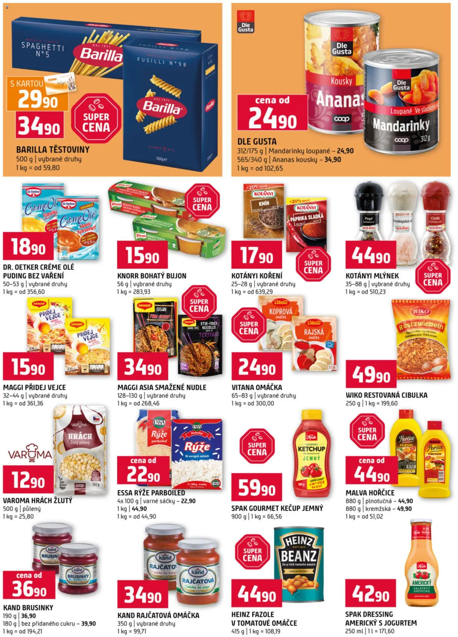 Terno leták - Zlín od 07.01.2026 | Strana: 10 | Produkty: Gourmet, Těstoviny, Rýže parboiled, Bujón