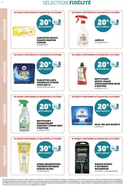 Super U - Prévisualisation de Super U catalogue Ma sélection Carte U septembre valide à partir de 09.09.2025 | Page: 10 | Produits: Citron, Parfum, Shampooing, bloc WC