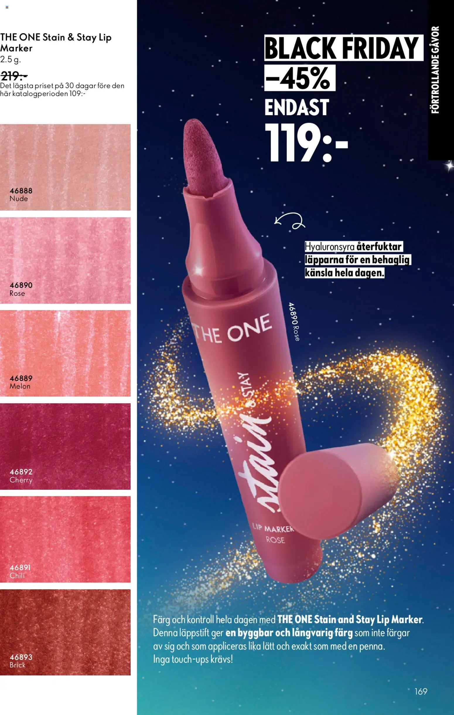 Oriflame reklamblad aktuell från 19.11.2025 | Sida: 169 | Produkter: Läppstift, Chili