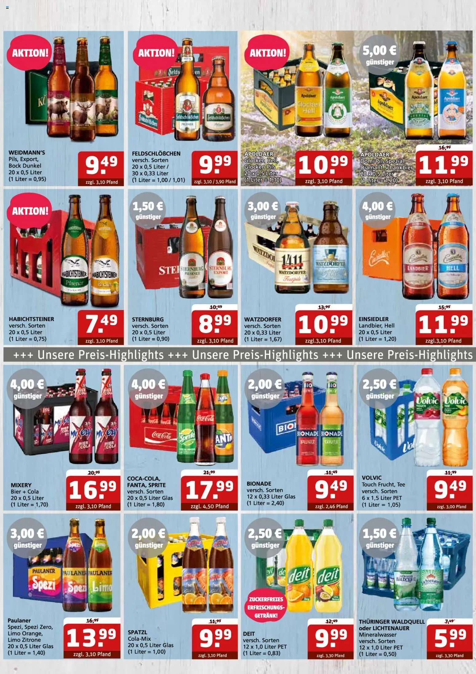 Getränke Quelle Prospekt 	 – gültig ab 02.03.2026 | Seite: 3 | Produkte: Bionade, Tee, Volvic, Paulaner