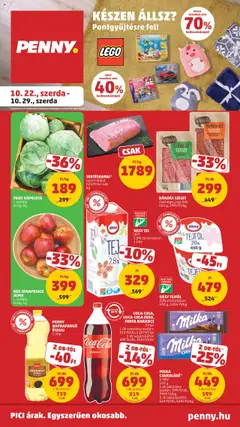 PENNY Akciós újság - amely érvényes a következő dátumtól: 22.10.2025