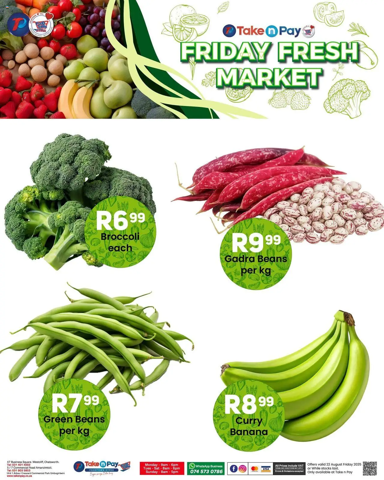 Take n Pay Friday Specials │ valid from 22.08.2025 | Page: 4 | Products: Beans