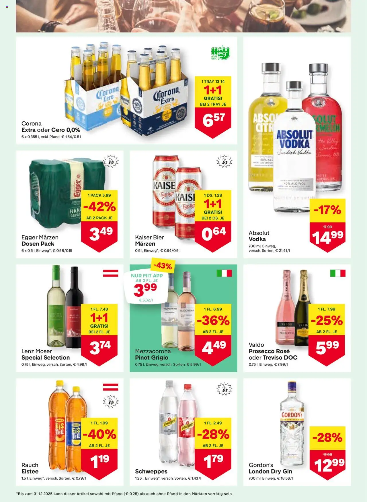 MPREIS Absam gültig ab 24.07.2025 | Seite: 11 | Produkte: Gin, Bier