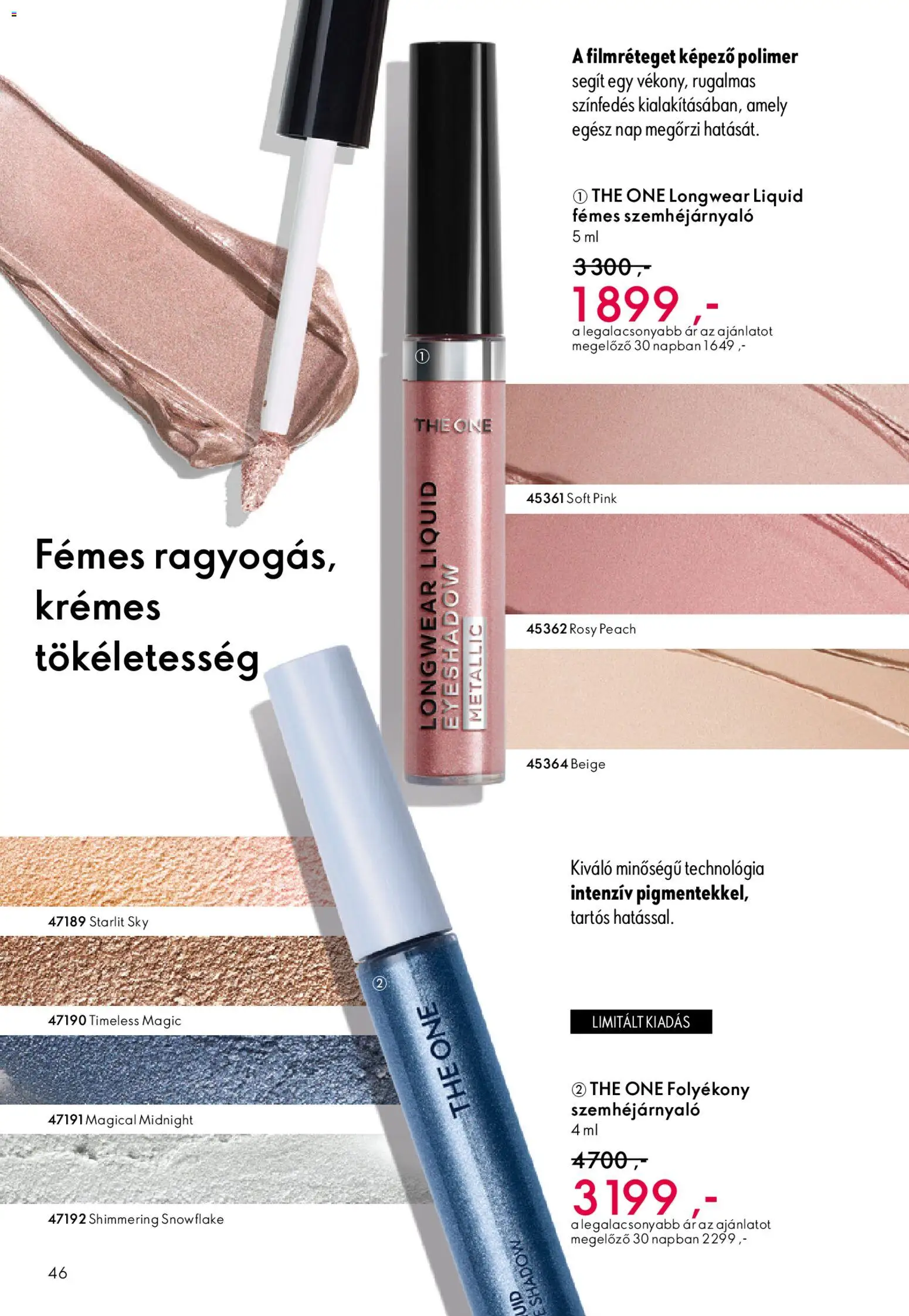 Oriflame akciós ujság - amely érvényes a következő dátumtól: 15.04.2026 | Oldal: 46