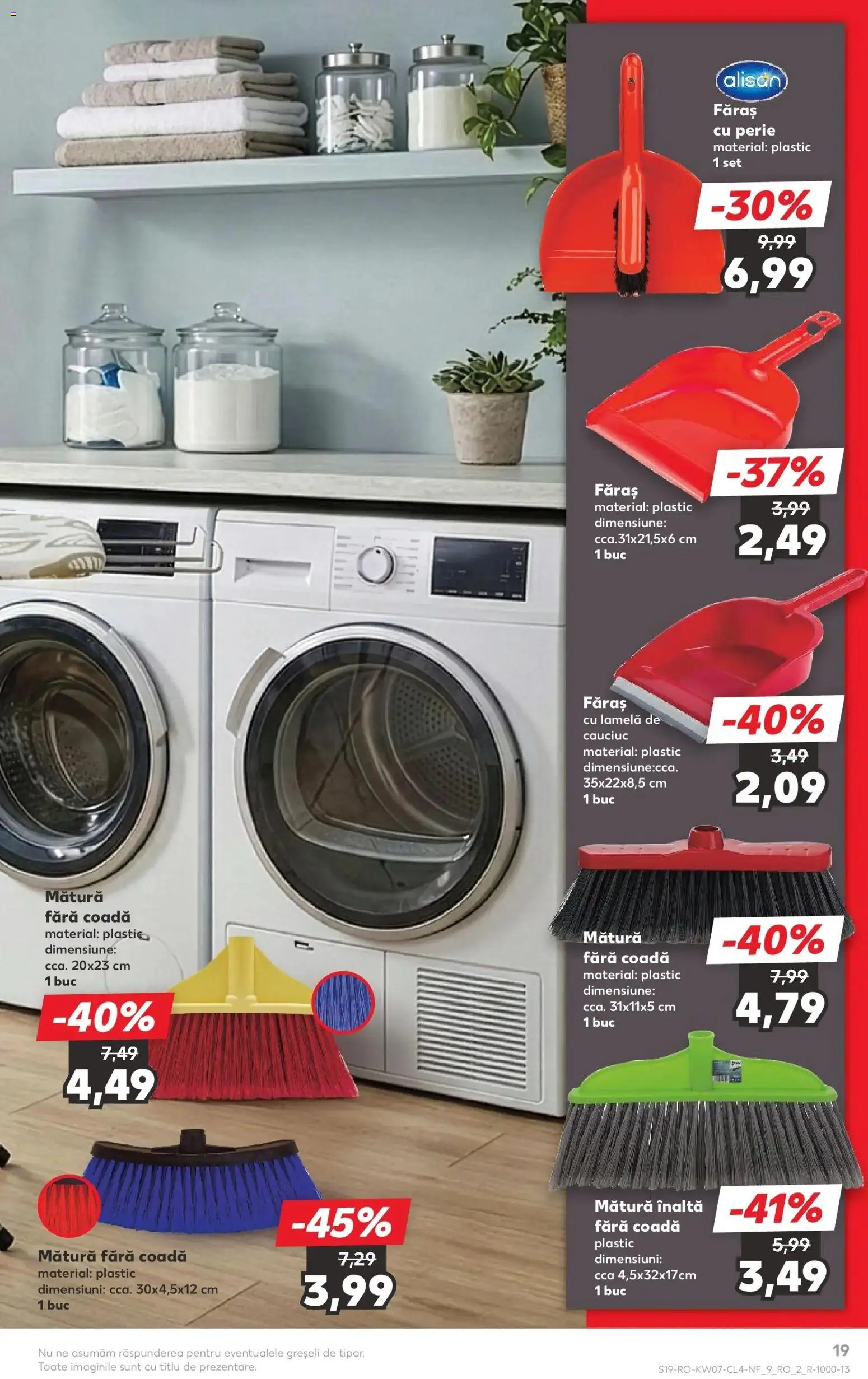 Noul catalog Kaufland – valabil de la 11.02.2026 | Pagină: 19 | Produse: Mătură, Perie