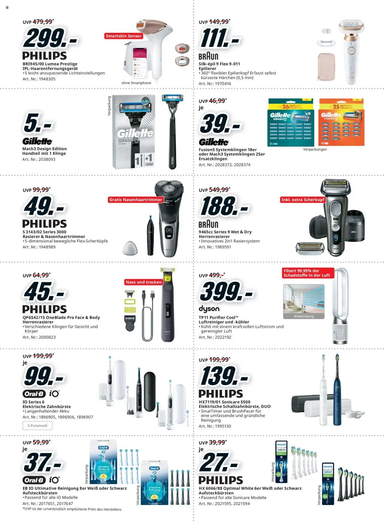 Media Markt Angebote gültig ab 30.07.2025 | Seite: 10 | Produkte: Smartphone, Luftreiniger, Rasierer, Elektrische zahnbürste