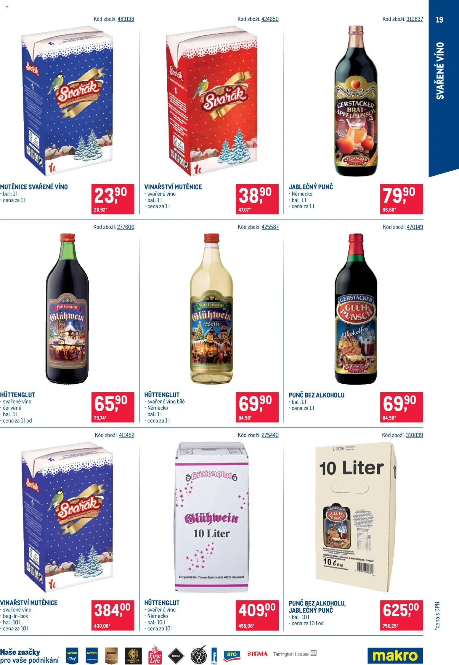 Makro leták - Street Food od 05.11.2025 | Strana: 19 | Produkty: Svařák, Víno, Svařené víno