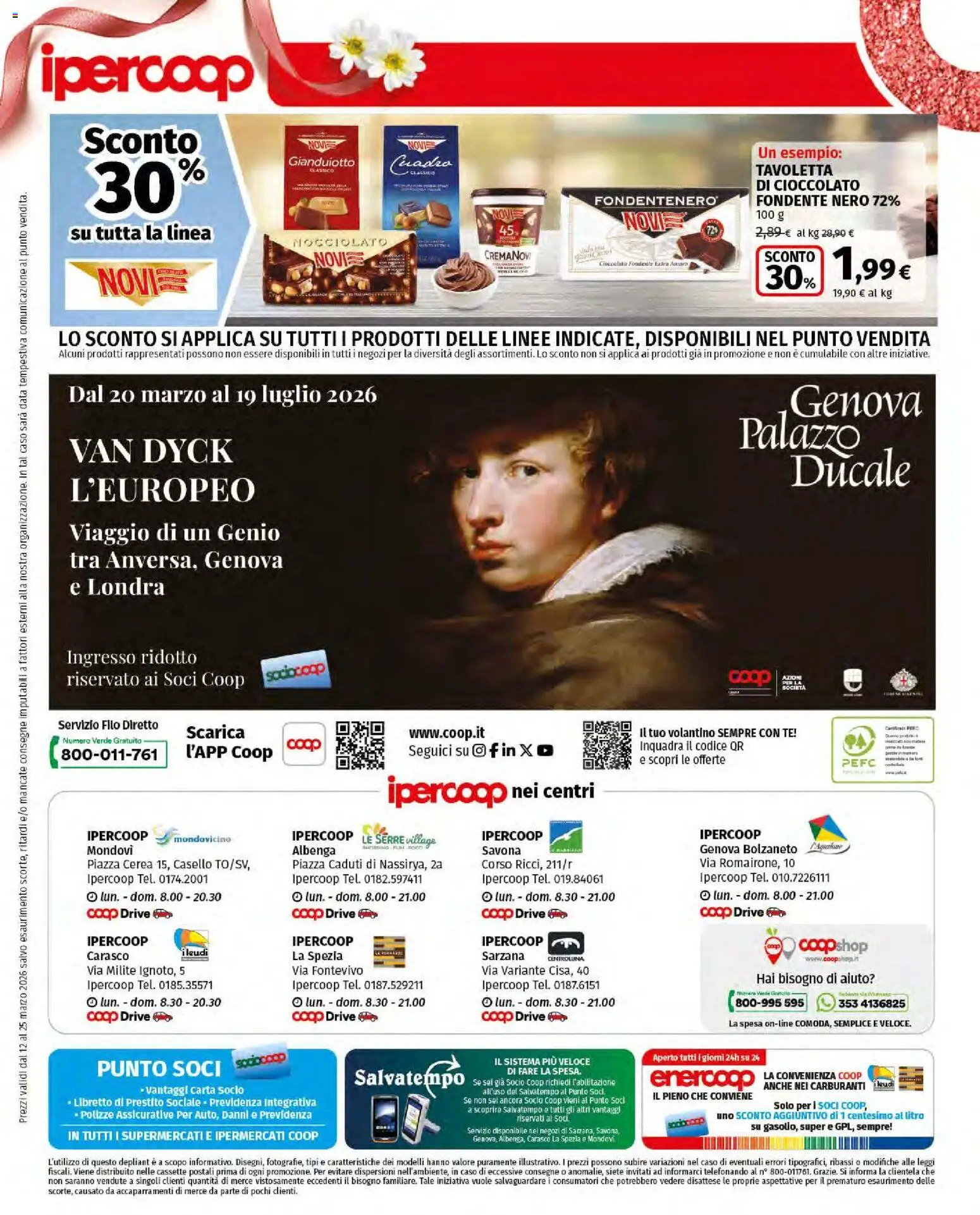 Volantino Ipercoop del 12.03.2026 | Pagina: 46 | Prodotti: Cioccolato, Tè, Data