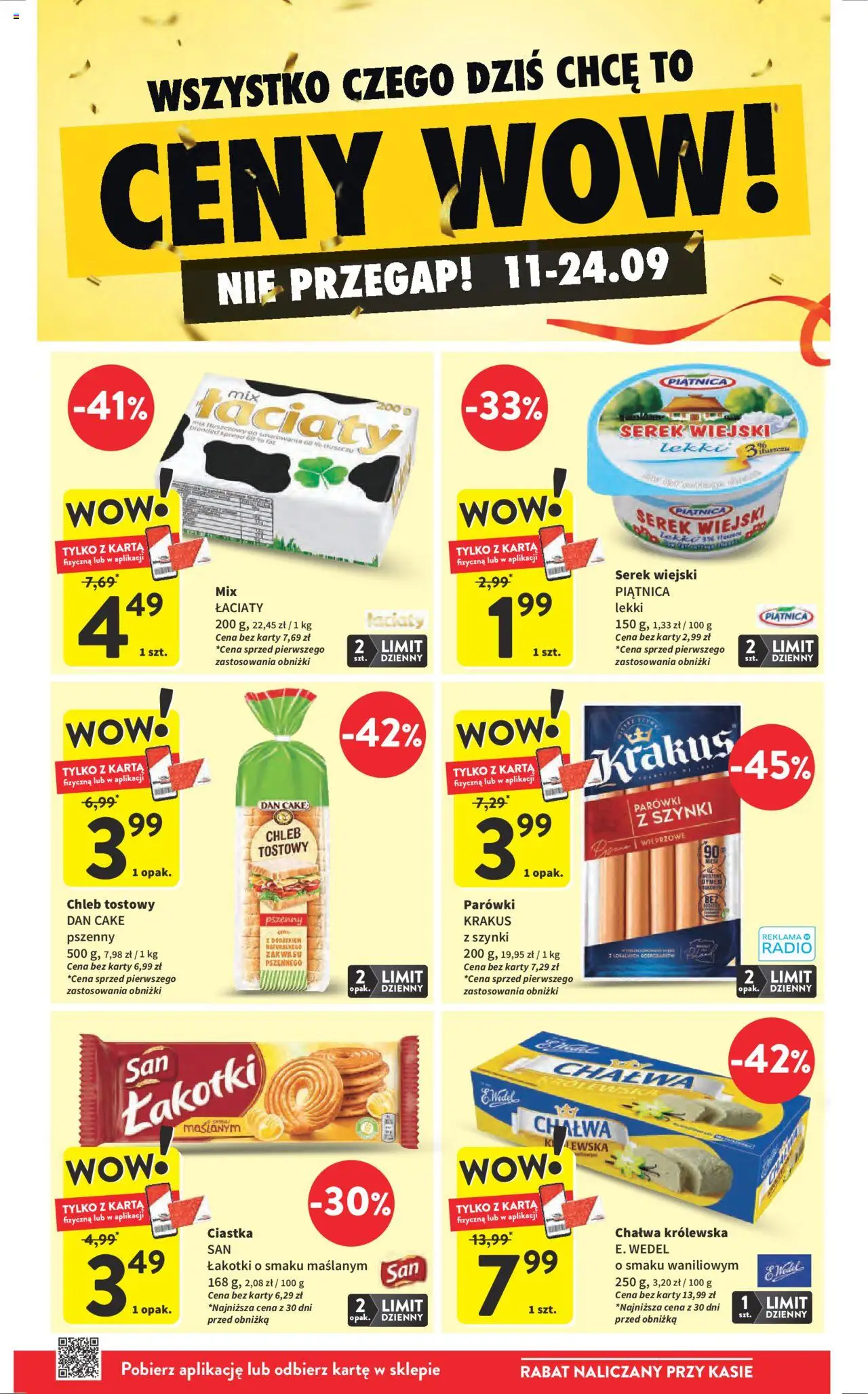 Intermarche Gazetka od 18.09.2025 | Strona: 8 | Produkty: Chleb tostowy, Parówki z szynki, Parówki, Chleb