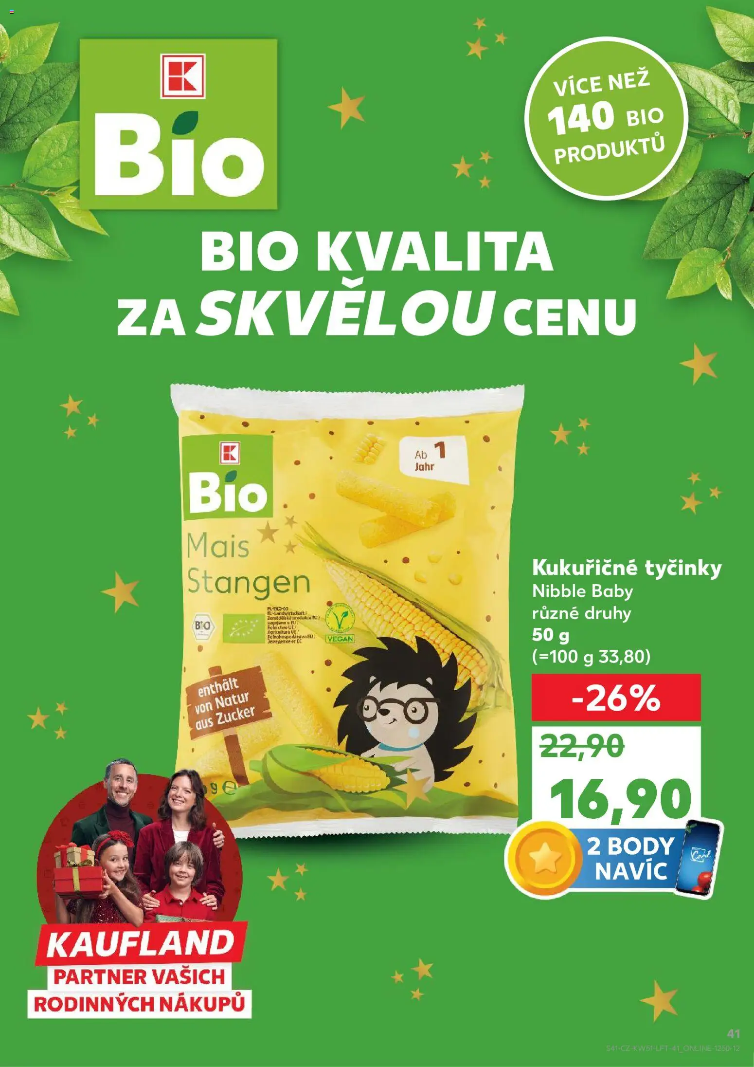 Kaufland leták - Praha 4 od 17.12.2025 | Strana: 41 | Produkty: Vegan, Tyčinky, Body