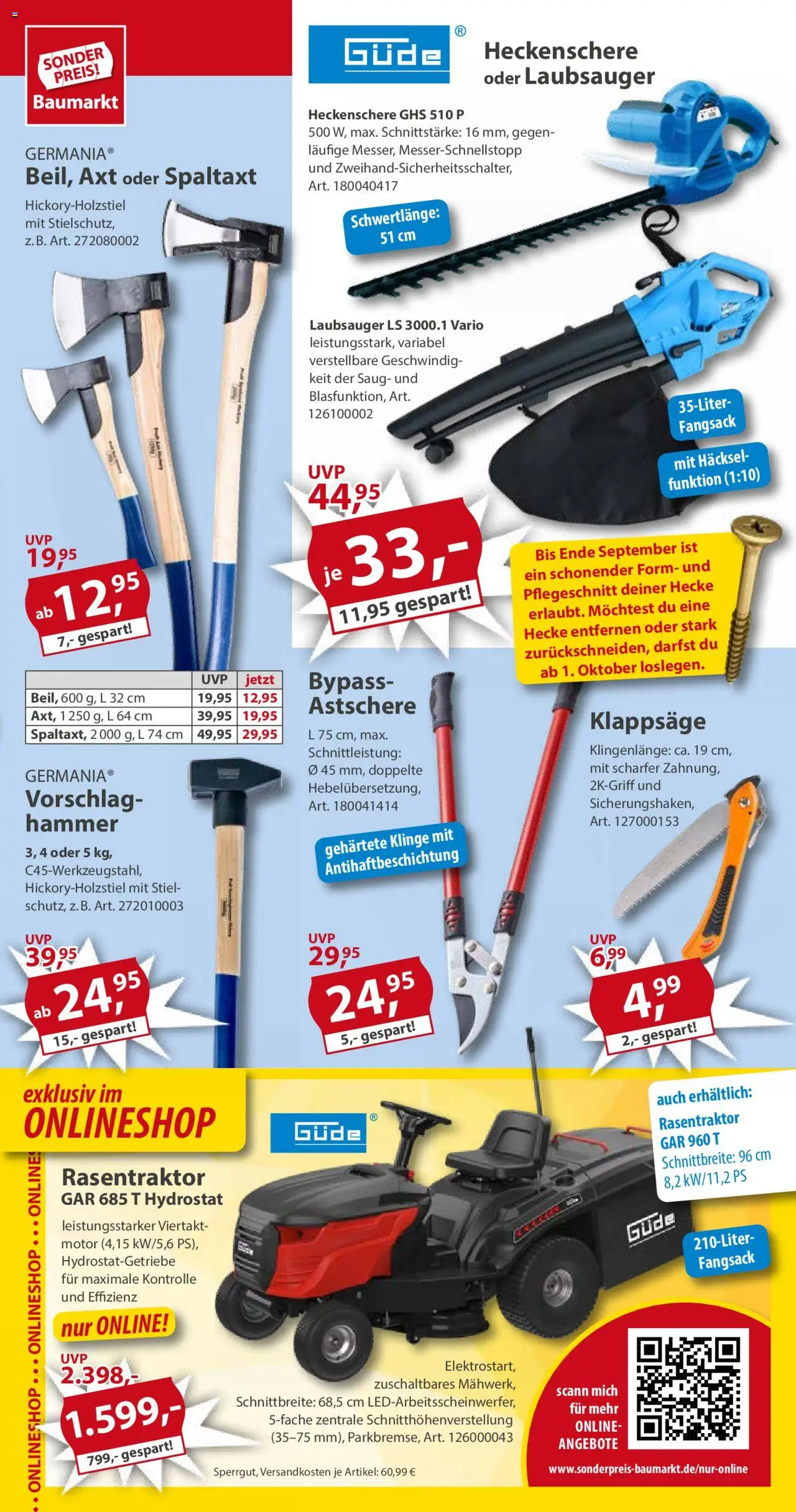 Sonderpreis Baumarkt Prospekt 	 – gültig ab 13.09.2025 | Seite: 3