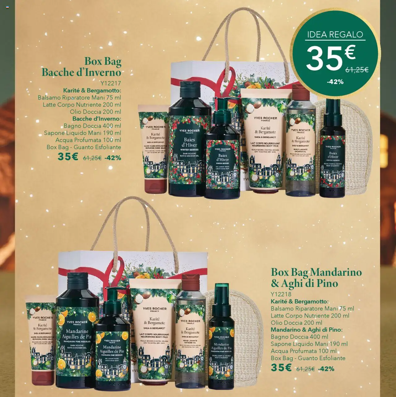 Volantino Yves Rocher del 17.10.2025 | Pagina: 25 | Prodotti: Balsamo, Sapone, Acqua, Olio