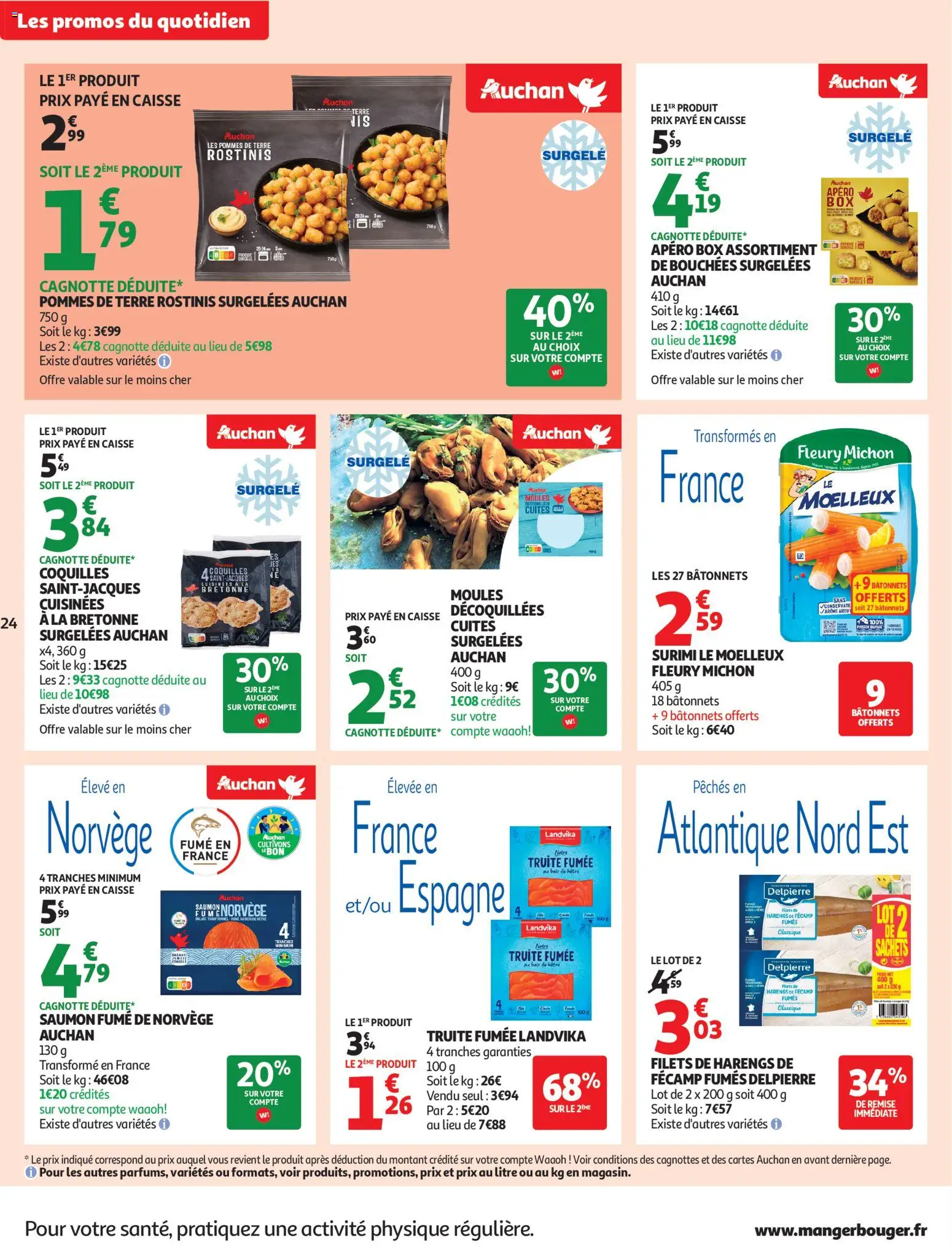 {H1} | Page: 24 | Produits: Saumon fumé, Poisson, Saumon, Pommes de terre