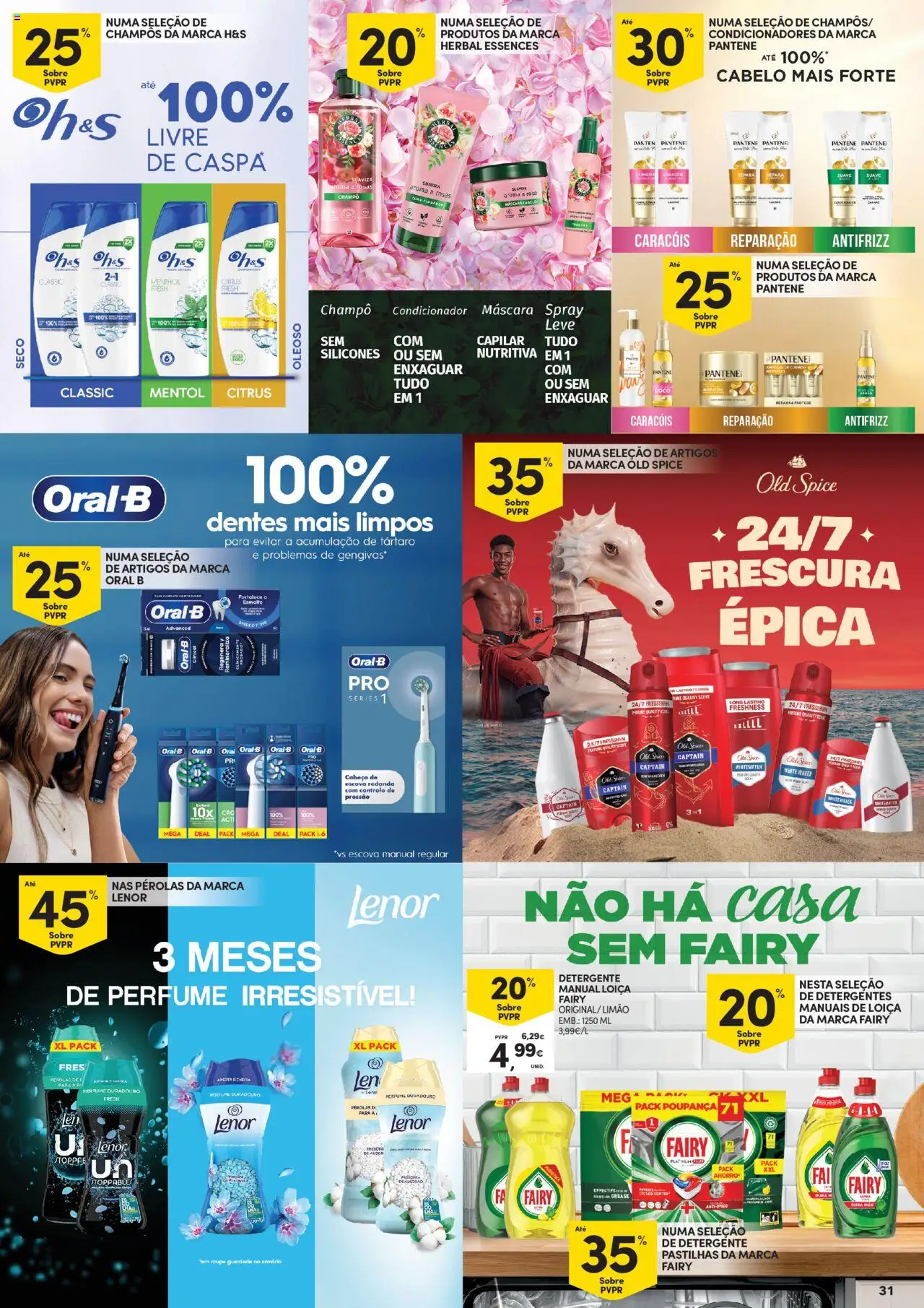 Continente - Açores: Como é bom saborear o verão │ válido de 07.08.2025 | Página: 31 | Produtos: Perfume, Shampoo, Condicionador, Detergente
