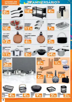 Pré-visualização E.Leclerc - Folheto Aniversário Lamego válido de 16.10.2025 | Página: 6 | Produtos: Porta, Frigideira, Presunto, Panela