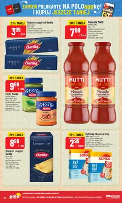 POLOmarket Gazetka od 09.07.2025 | Strona: 40 | Produkty: Makaron spaghetti, Lasagne, Ryż, Makaron