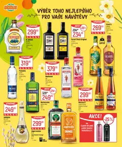 Náhled letáku Globus leták - Velikonoce od 04.03.2026 | Strana: 22 | Produkty: Brandy, Becherovka, Dry gin, Jelínek
