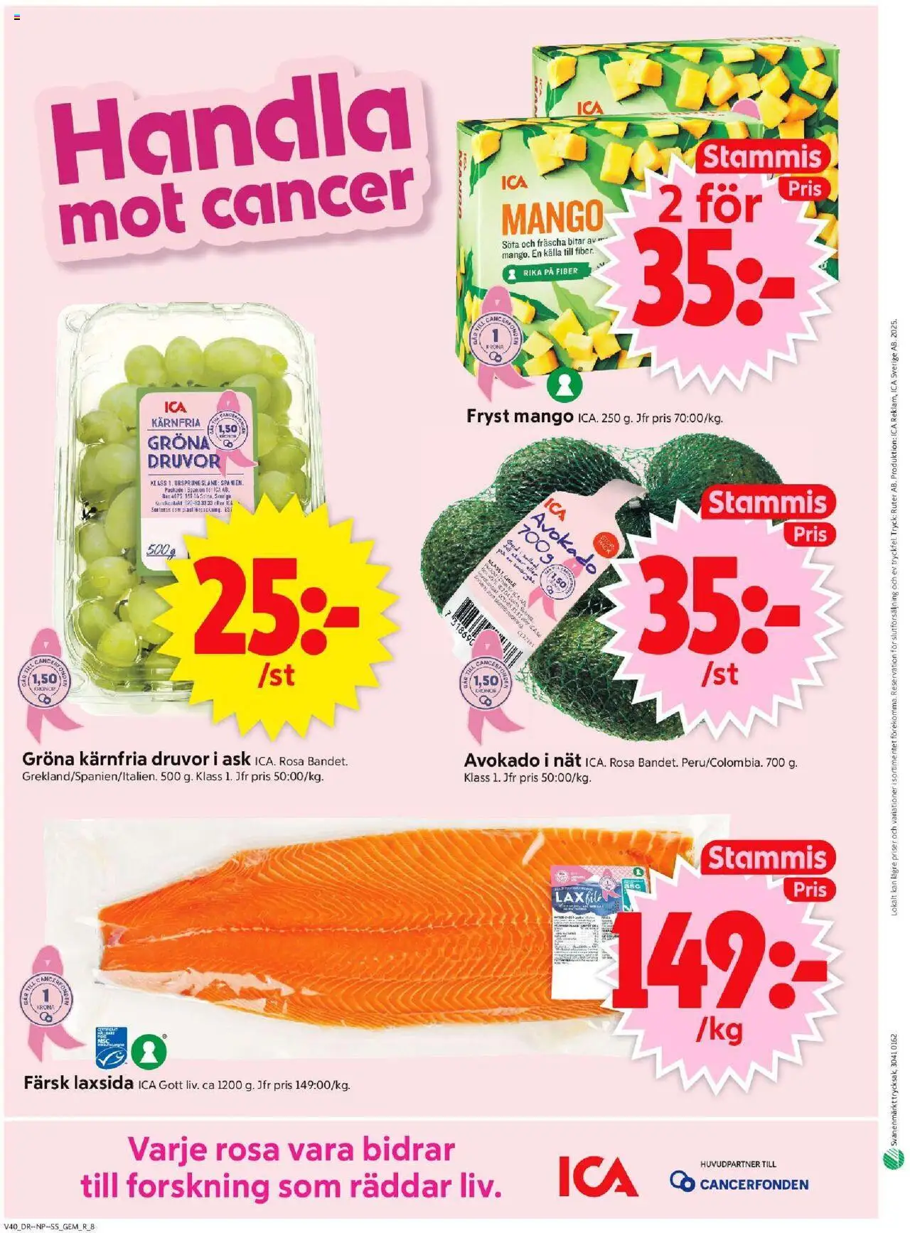 ICA Supermarket reklamblad aktuell från 29.09.2025 | Sida: 10 | Produkter: Mango