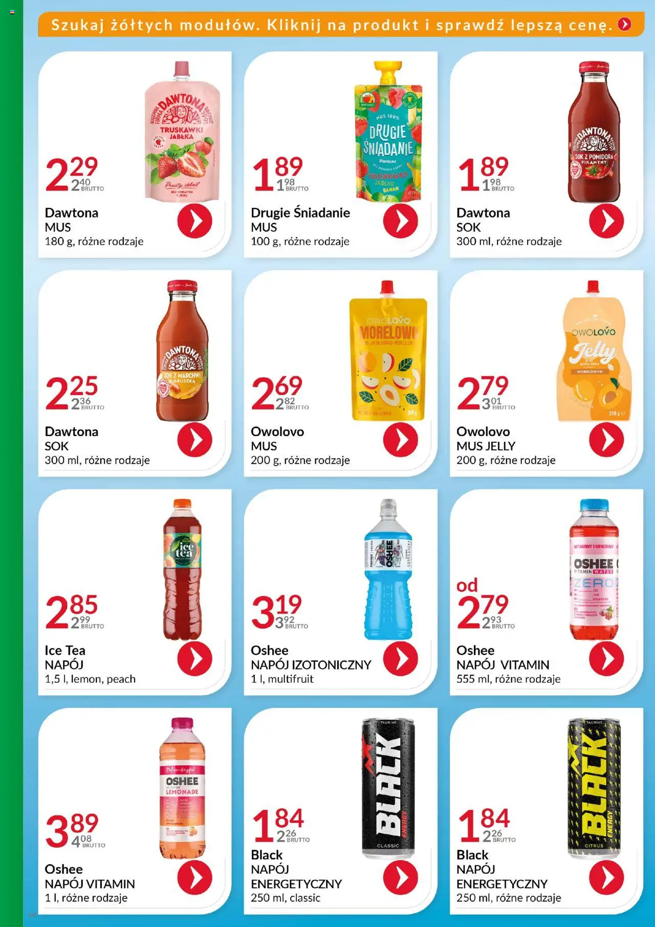 Eurocash Gazetka - Katalog Artykułów Spożywczych od 19.10.2025 | Strona: 64 | Produkty: Galaretka, Jabłka, Banan, Truskawki