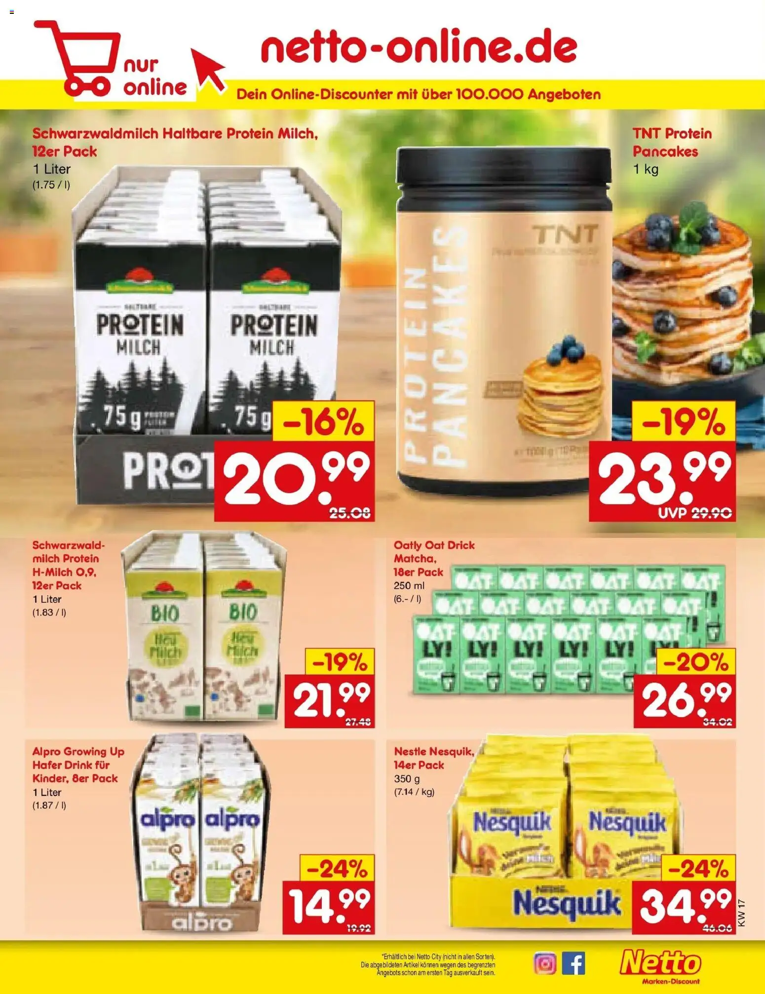 Netto Marken-Discount Prospekt Buttenwiesen	 – gültig ab 20.04.2026 | Seite: 27 | Produkte: Nesquik, Milch, Alpro, Oatly