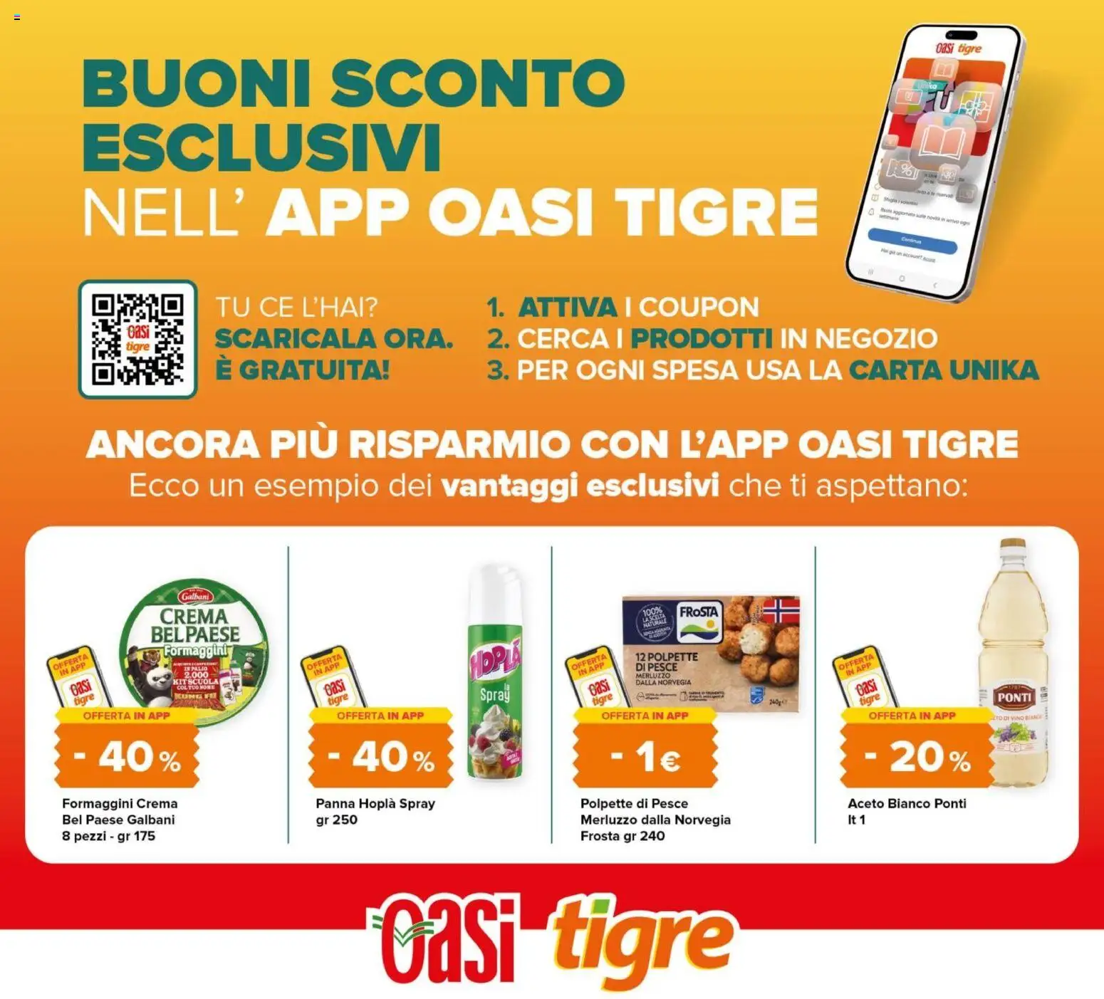 Volantino Tigre del 25.03.2026 | Pagina: 8 | Prodotti: Pesce, Merluzzo, Aceto, Vino bianco