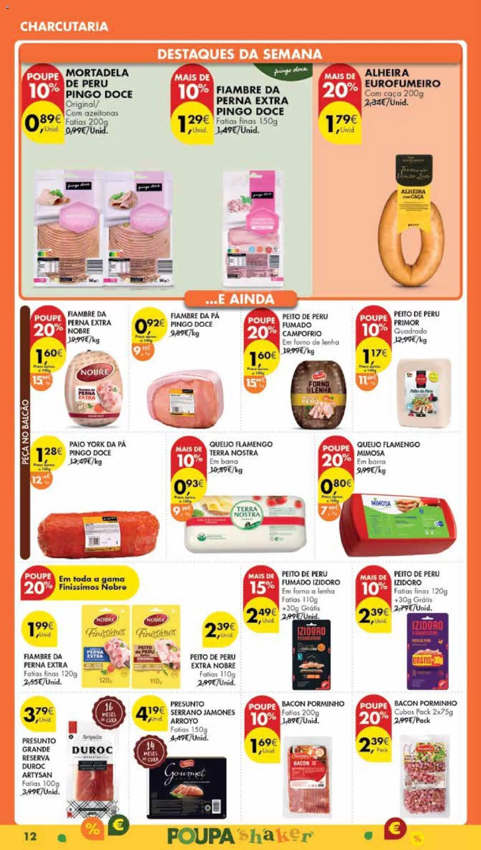 Pingo Doce Poupe Esta Semana Madeira │ válido de 06.01.2026 | Página: 12 | Produtos: Forno, Peito de peru, Queijo, Alheira