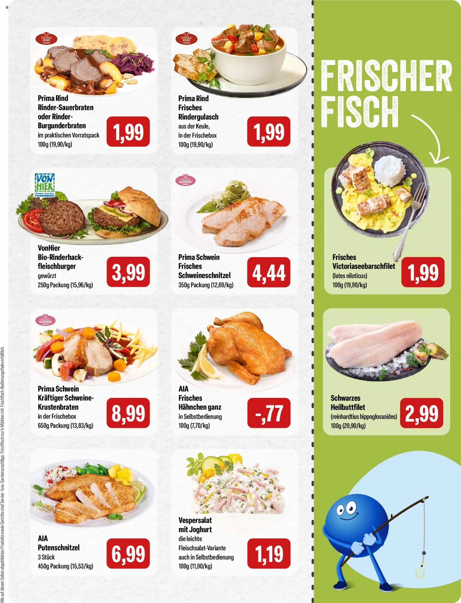 Feneberg Angebote – gültig ab 04.12.2025 | Seite: 3 | Produkte: Rindergulasch, Joghurt, Krustenbraten, Putenschnitzel