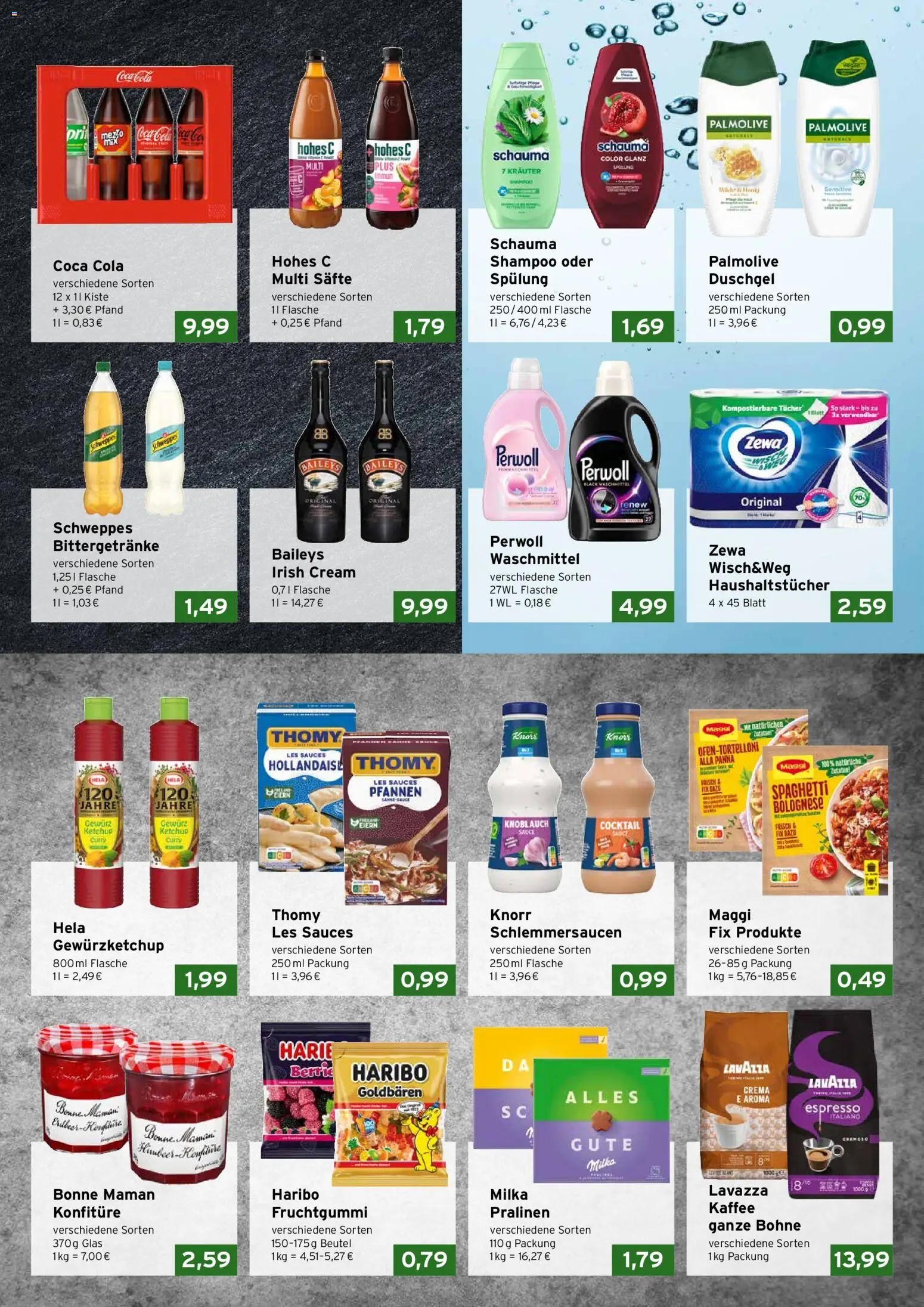CAP Markt Prospekt – gültig ab 30.03.2026 | Seite: 3 | Produkte: Zewa, Waschmittel, Baileys, Ketchup