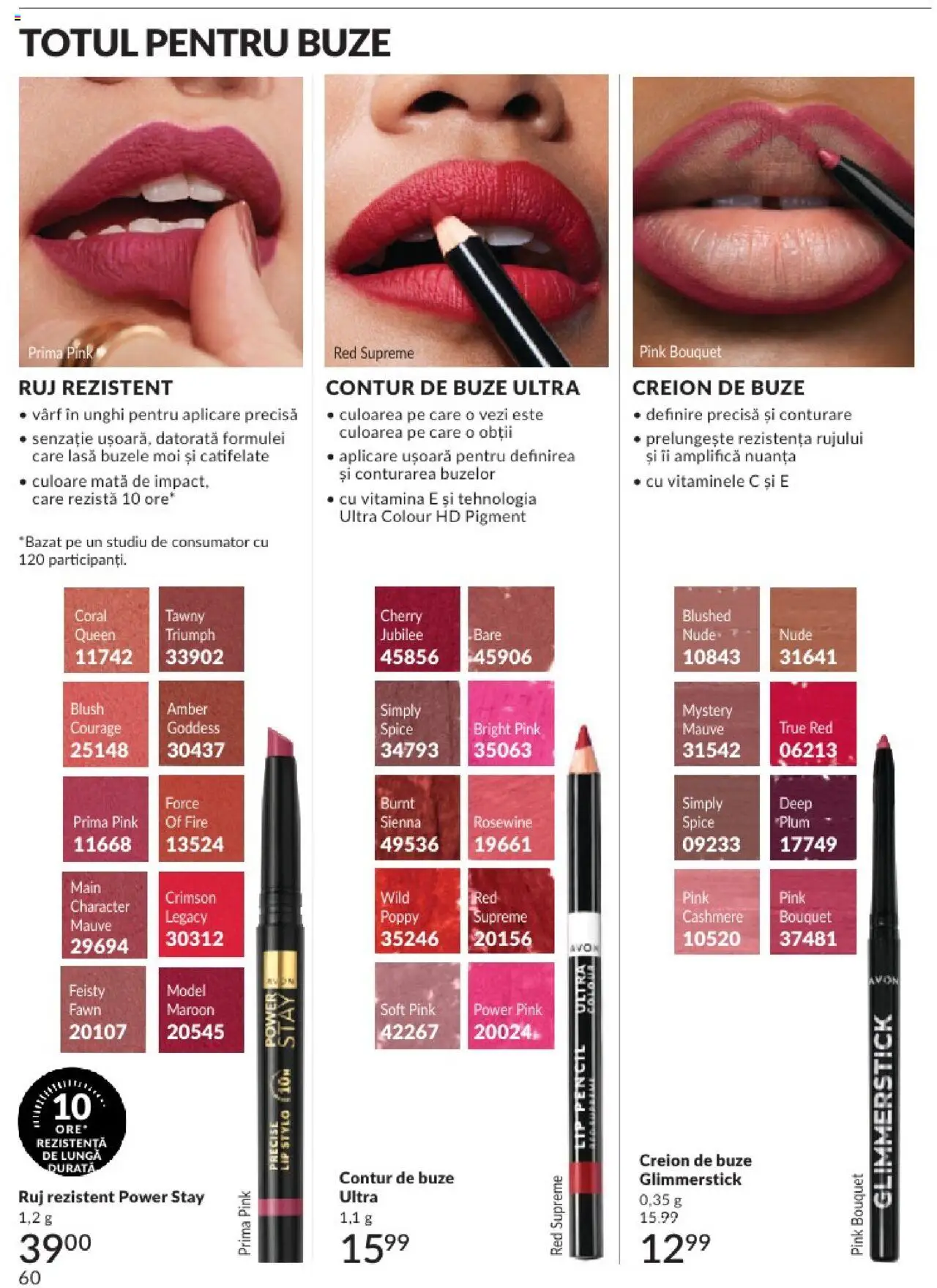 Catalog Avon - 06 2025 – valabil de la 01.06.2025 | Pagină: 60 | Produse: Blush, Ruj