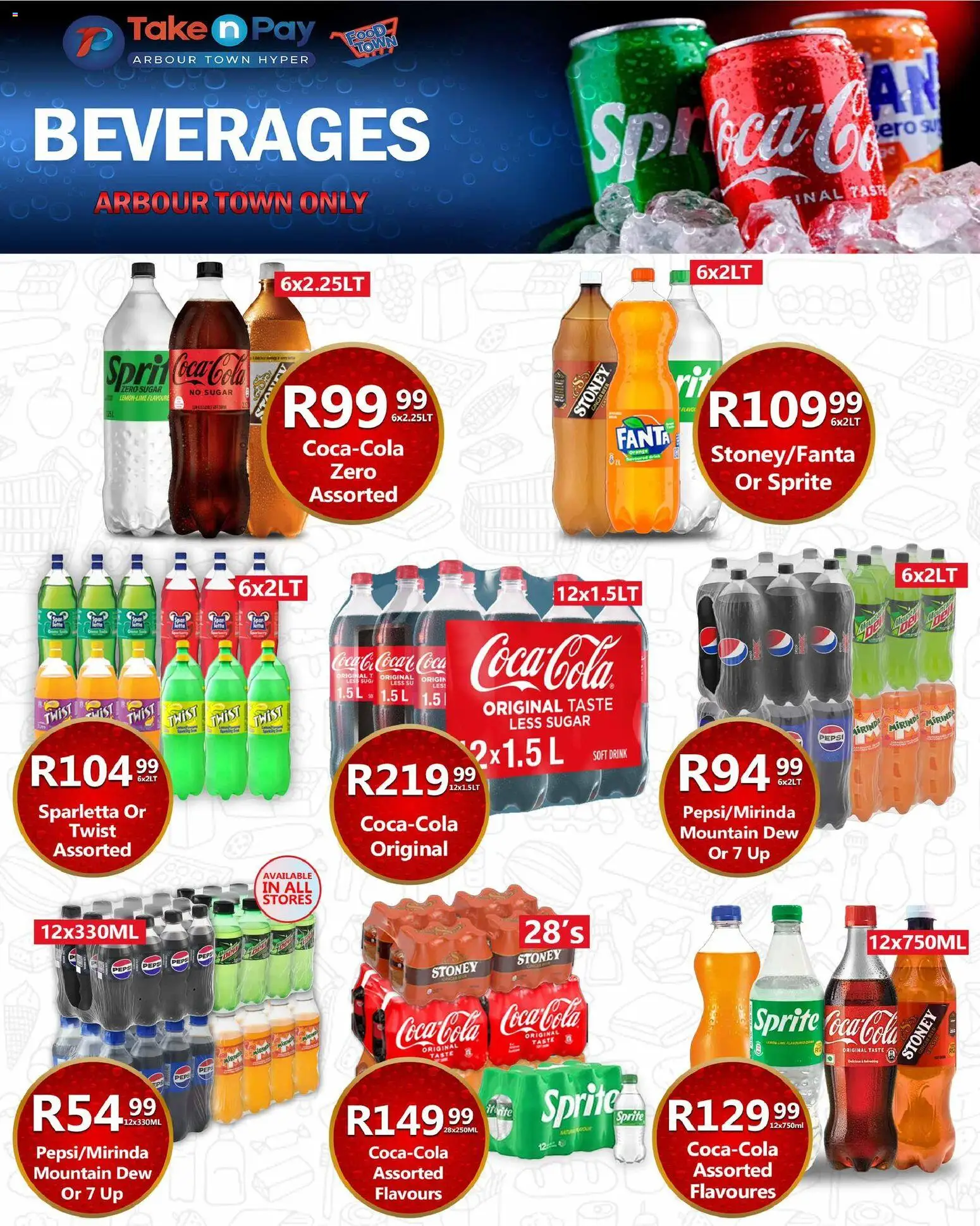 New Take n Pay catalogue – valid from 06.04.2026 | Page: 32 | Products: Beer, Fanta, Sugar, Lime